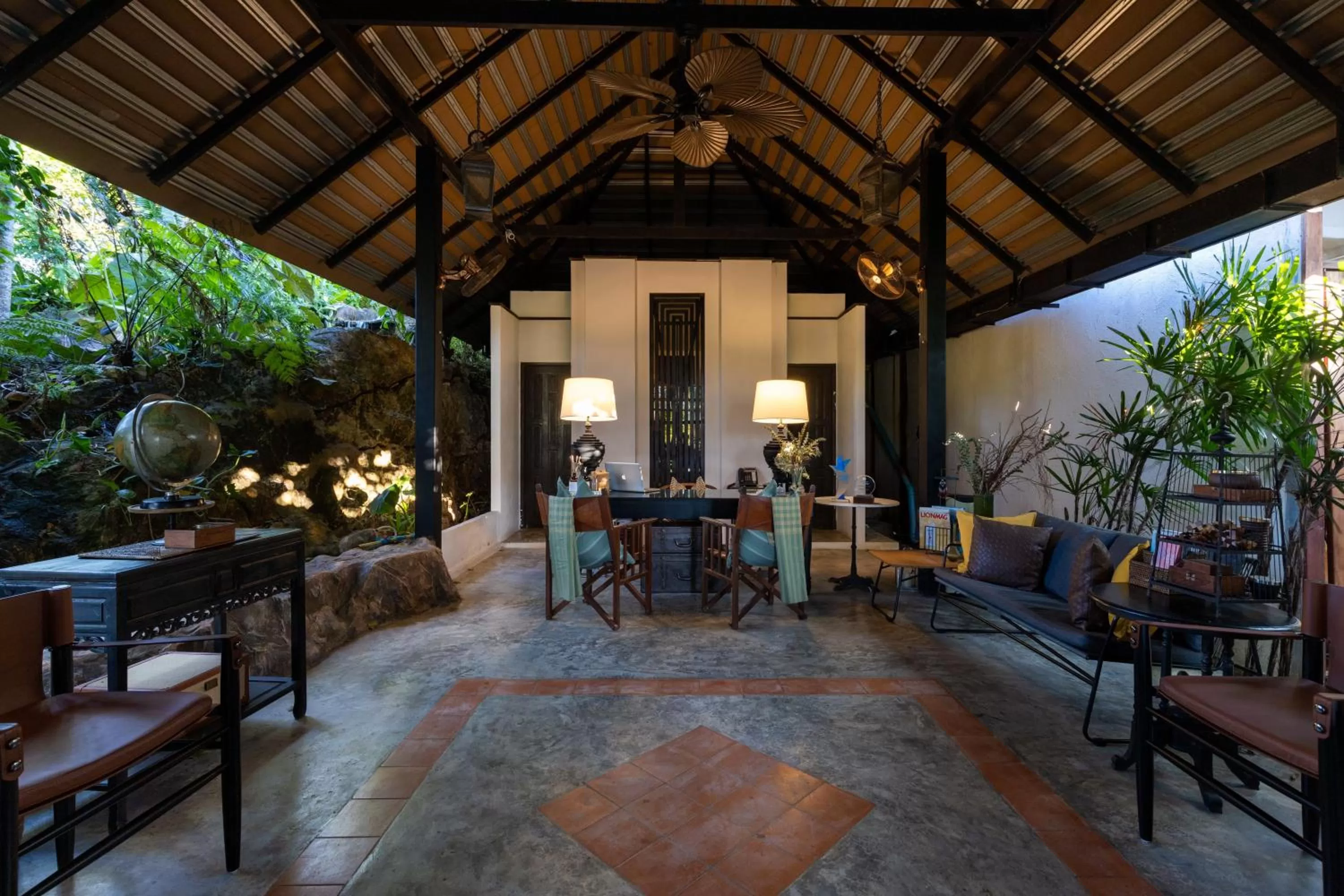 Lobby or reception in Kachonghills Tented Resort Trang