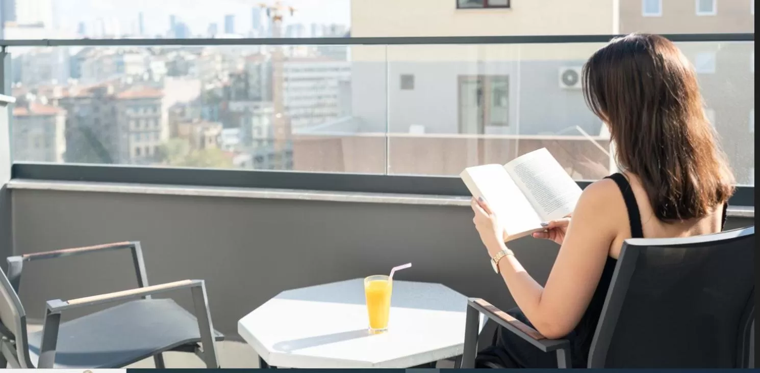 Balcony/Terrace in Four Sides Taksim Lion Hotel&Spa