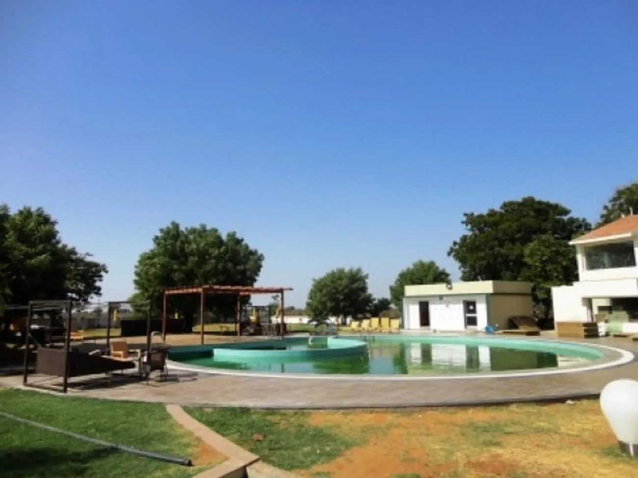 Swimming pool in Top3 Lords Resort Bhavnagar