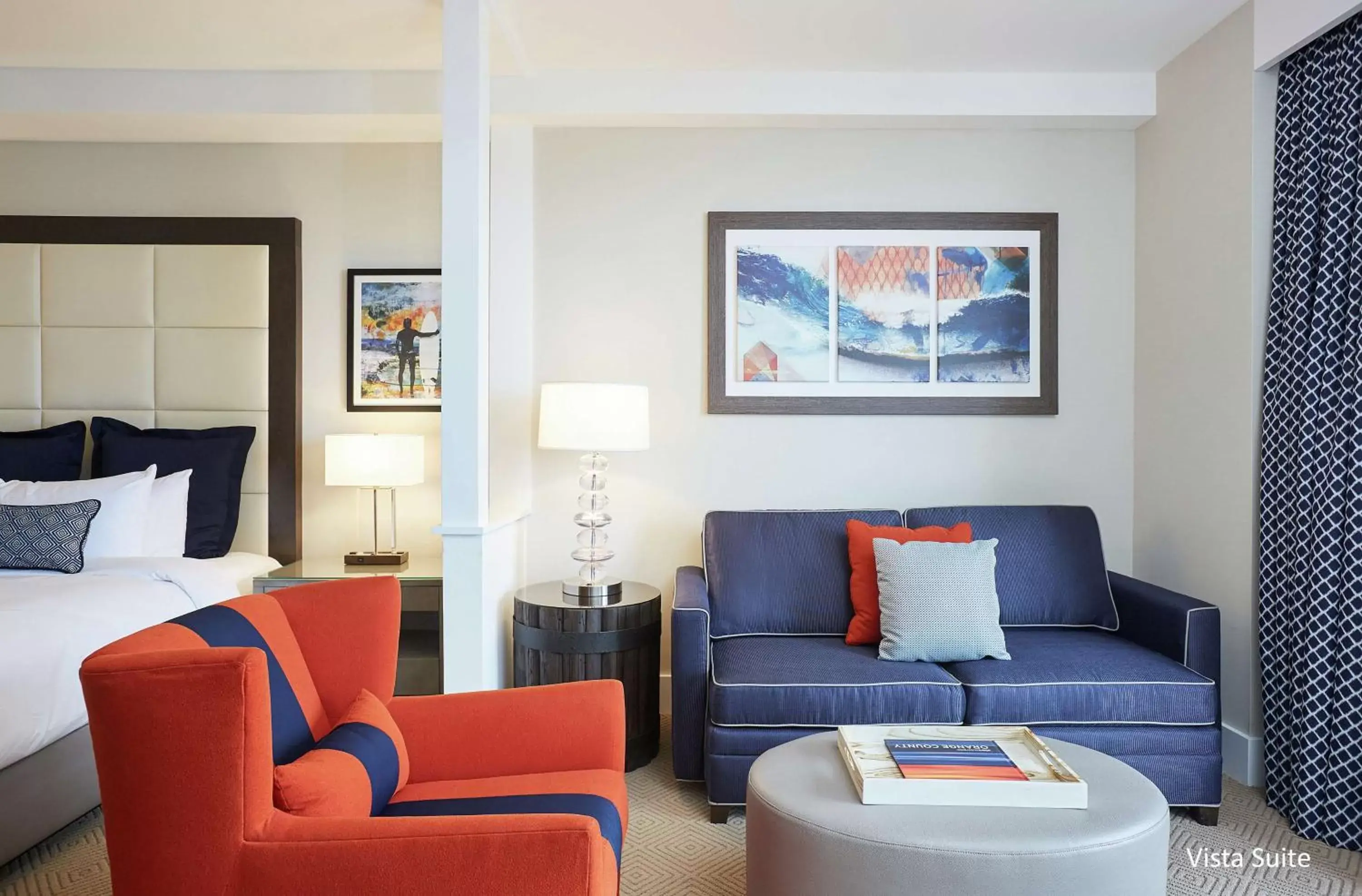 King Studio Suite with Partial Ocean View - Twin Dolphin Tower in The Waterfront Beach Resort, A Hilton Hotel King Studio Suite with Partial Ocean View - Twin Dolphin Tower in The Waterfront Beach Resort, A Hilton Hotel