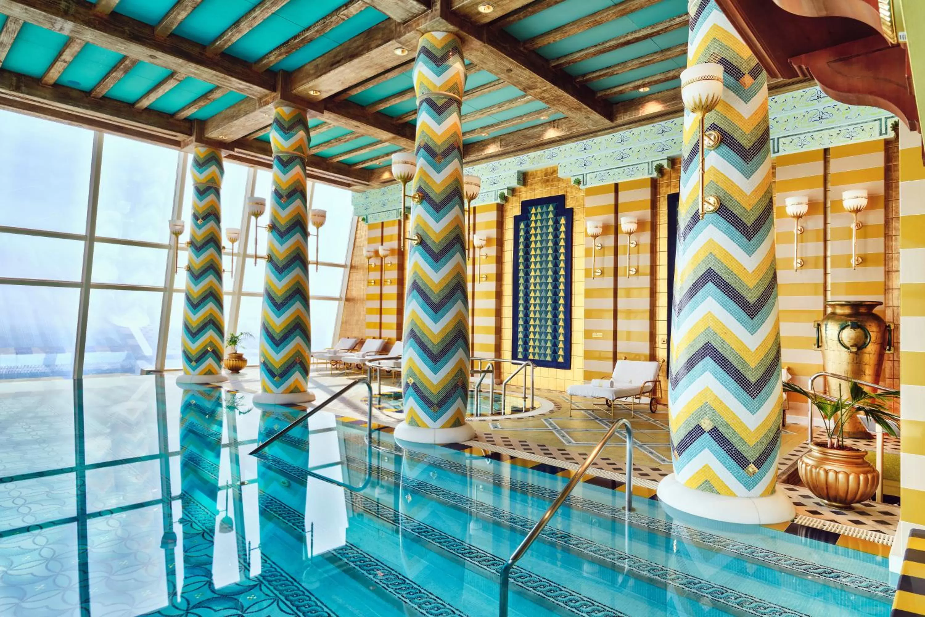 Swimming pool in Jumeirah Burj Al Arab Dubai