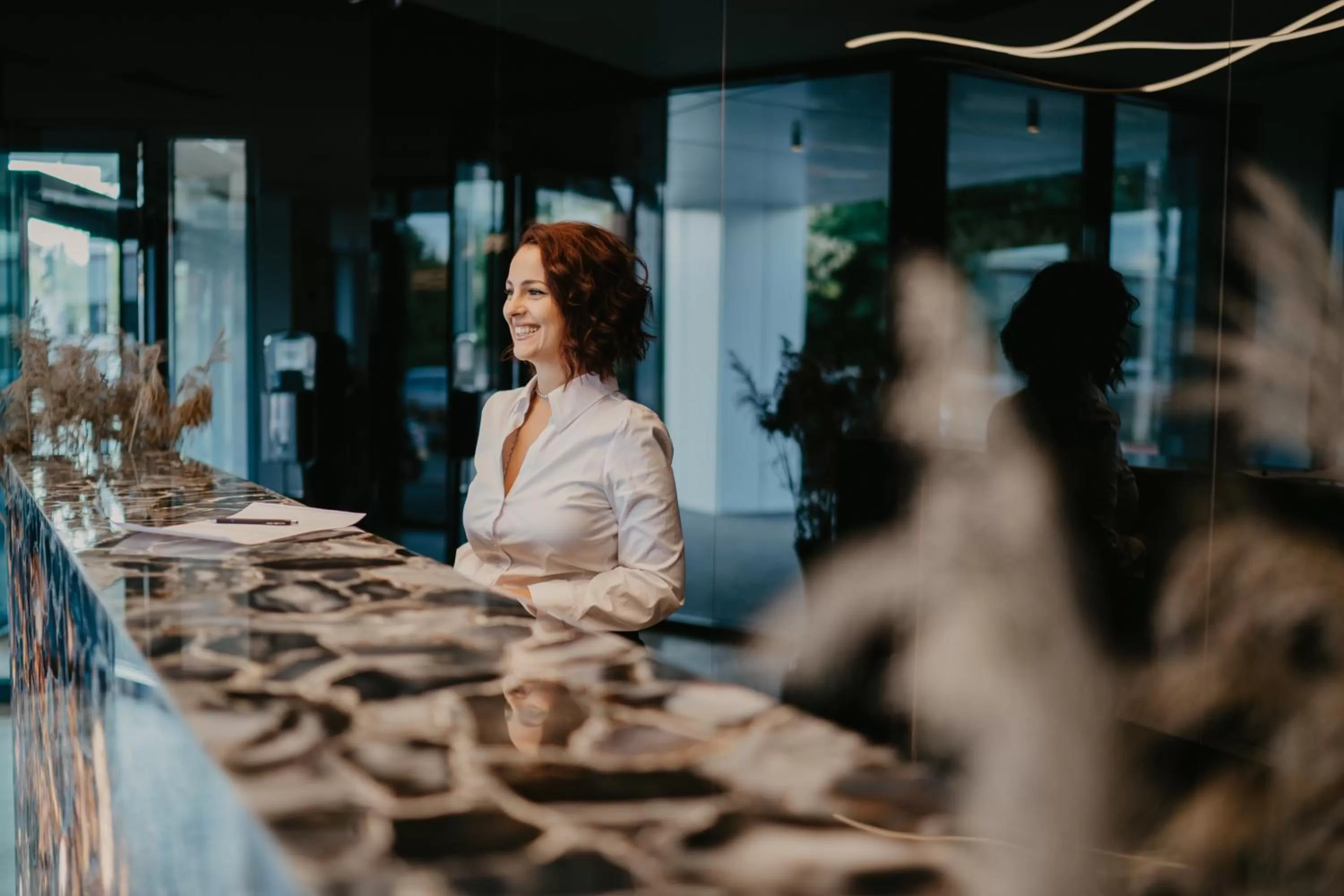Lobby or reception in Hermanns Hotel & Spa Sibiu