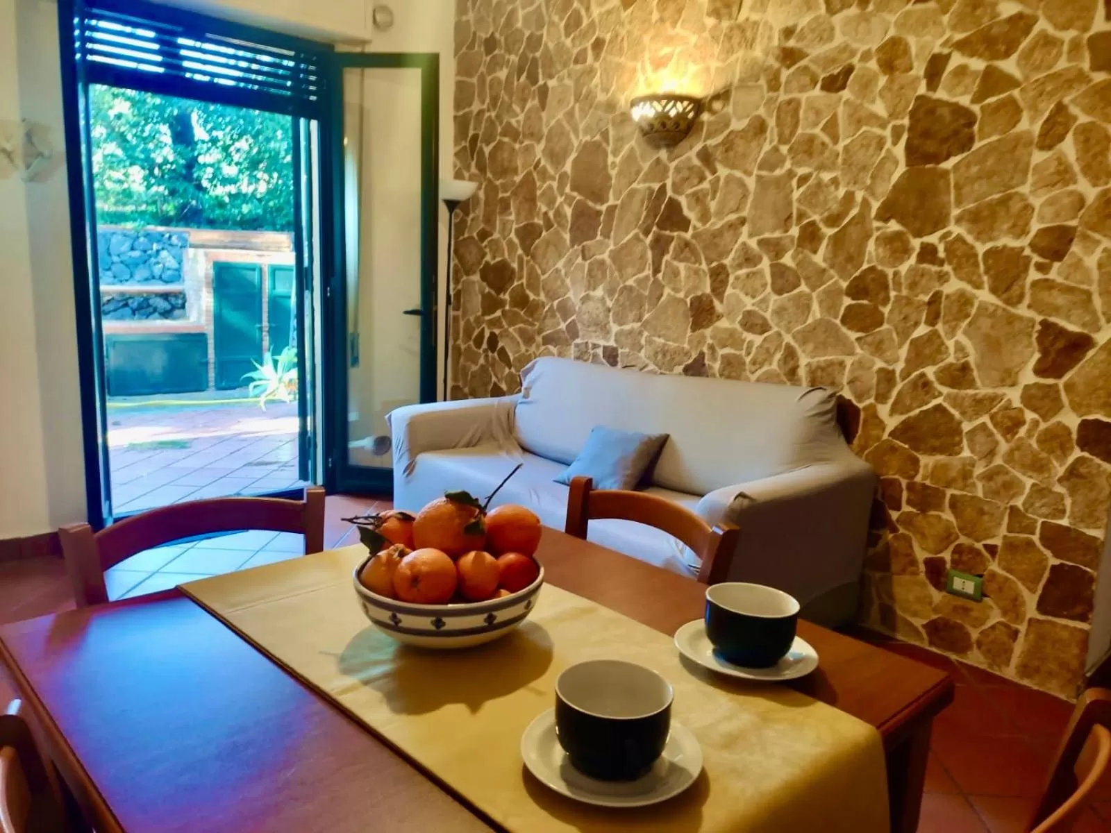 Living room in Villa delle Palme