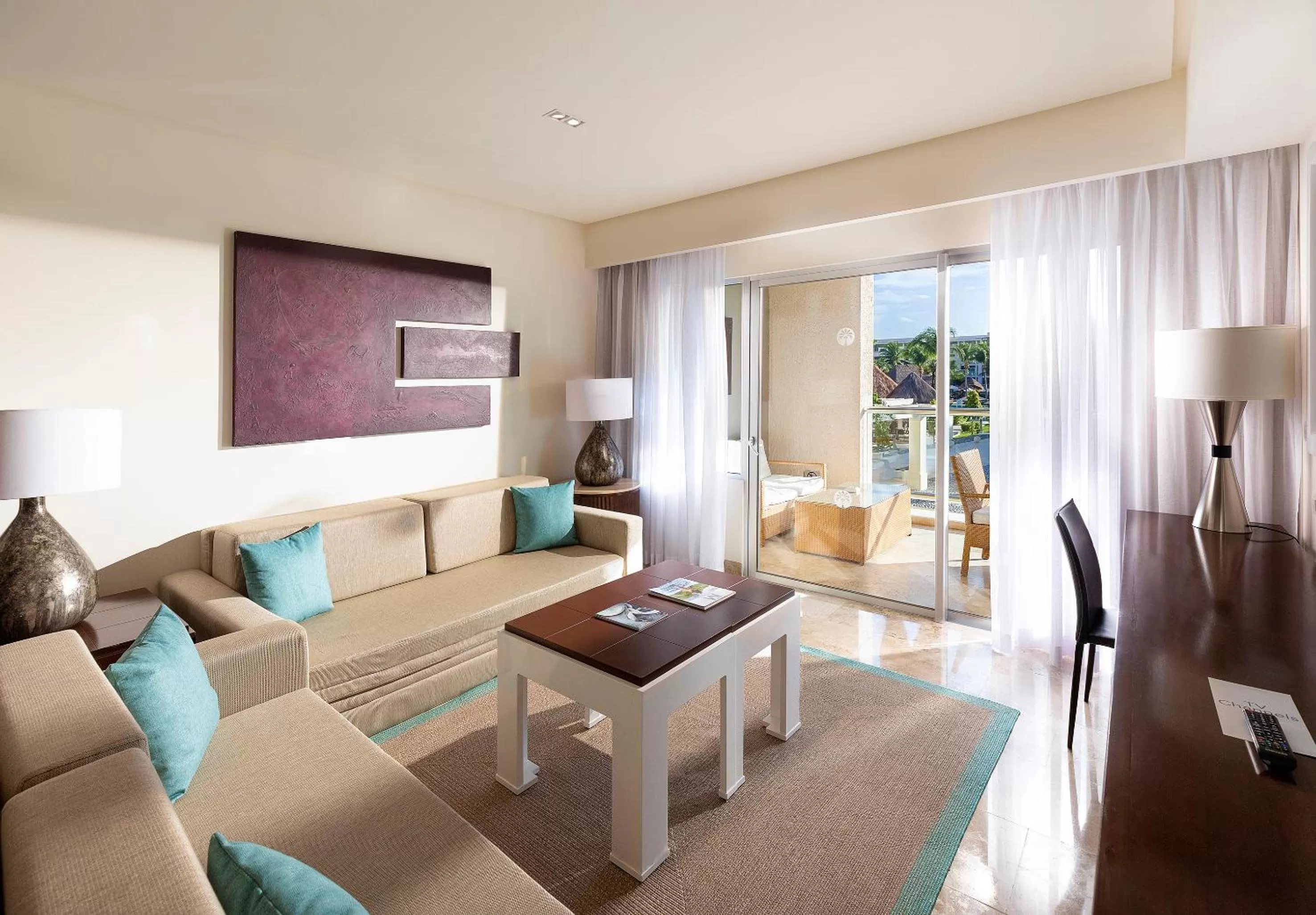 Living room in Paradisus Playa del Carmen - Riviera Maya - All Inclusive