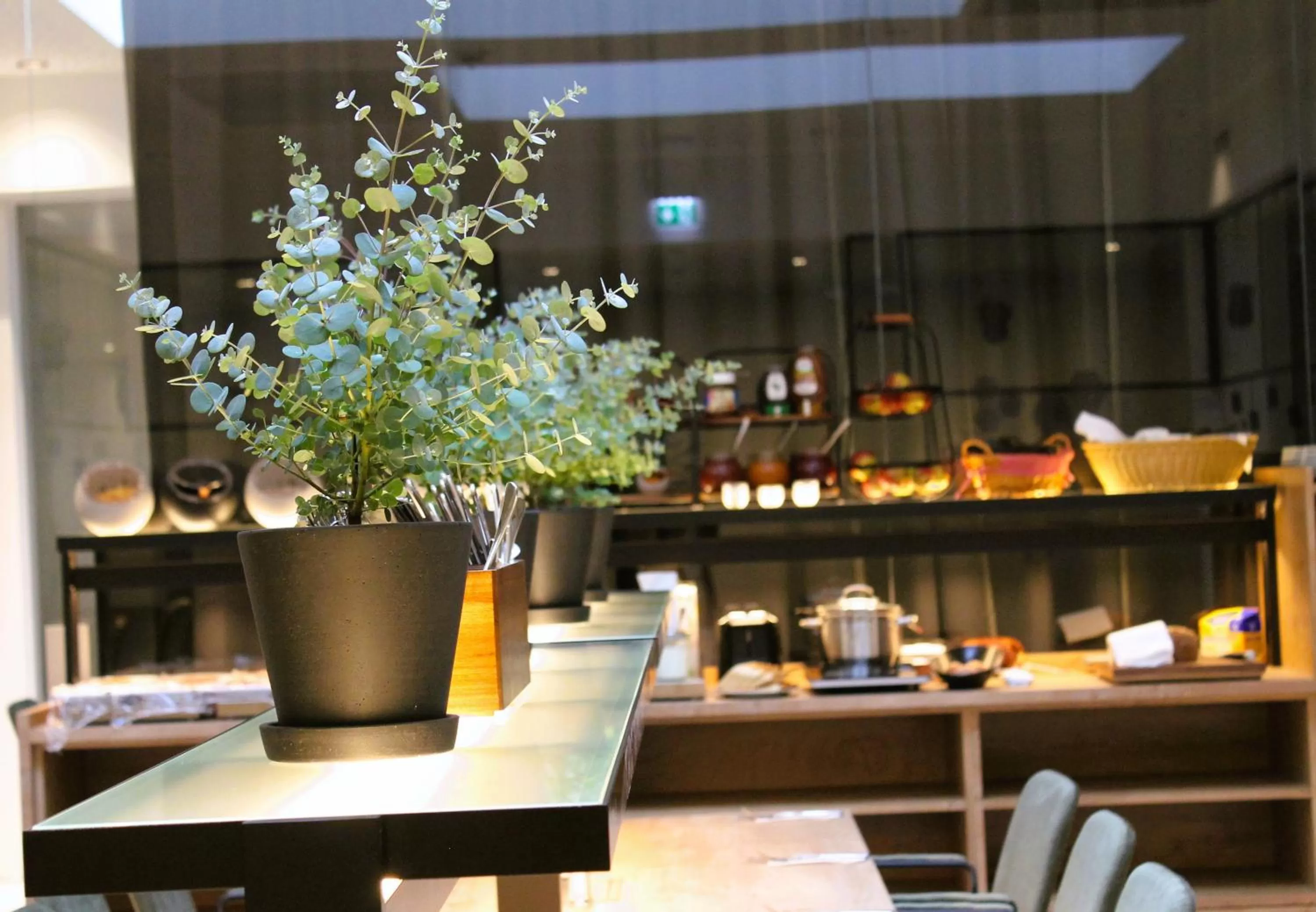 Breakfast, Restaurant/Places to Eat in BEE GREEN Linz Self-Check-in-Hotel