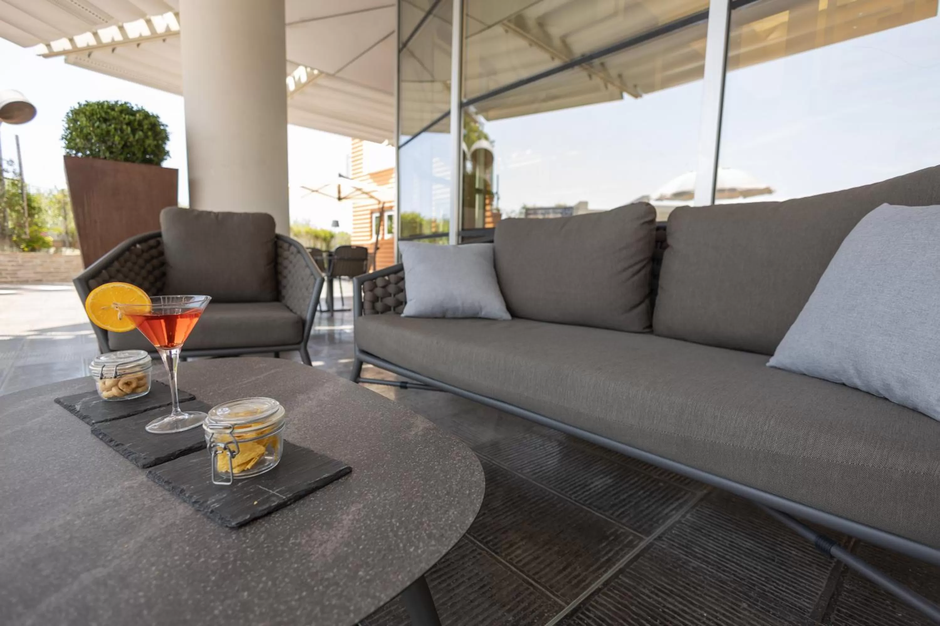 Garden in Novotel Salerno Est Arechi