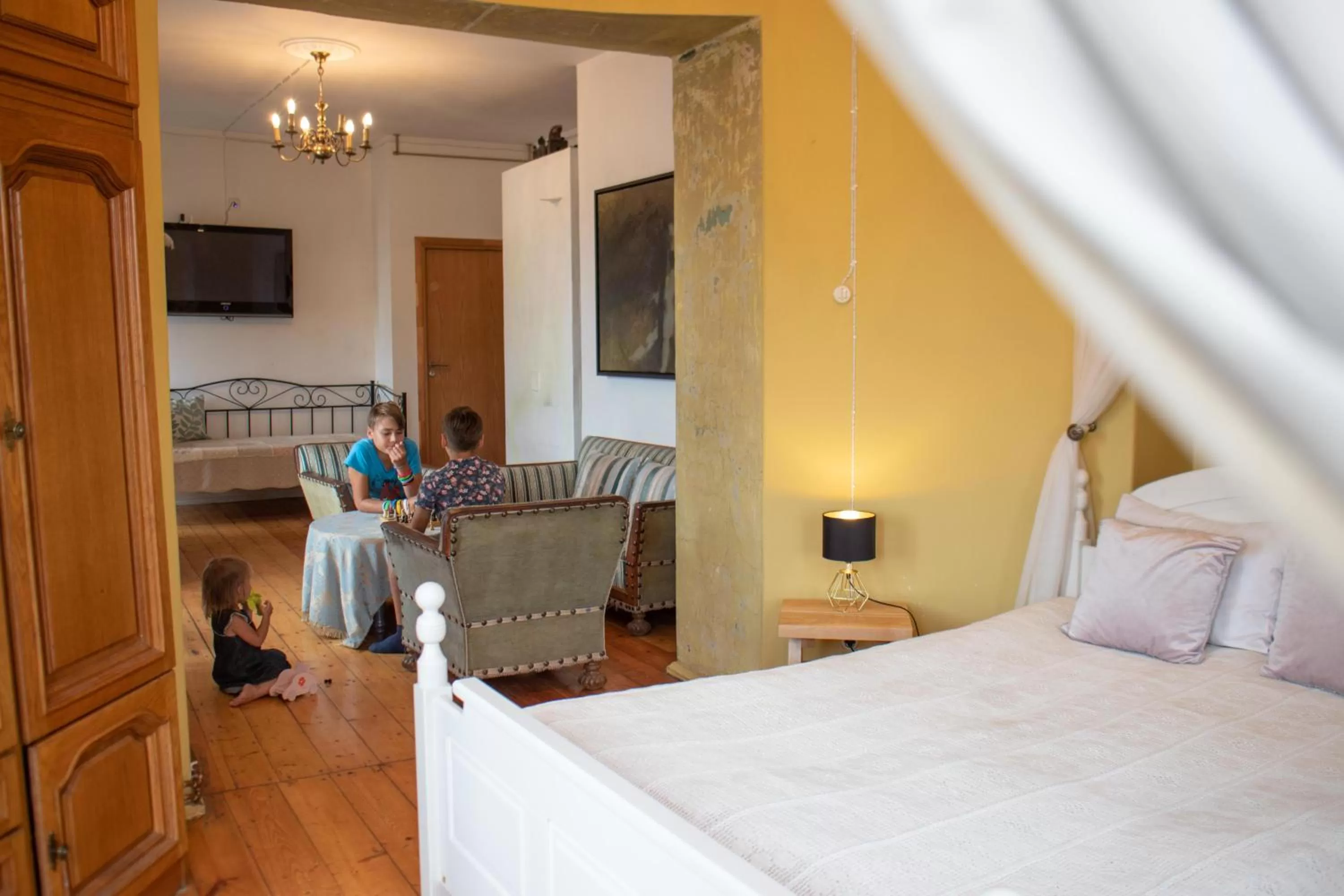 Bed in Roberta Hercberga Apartamenti