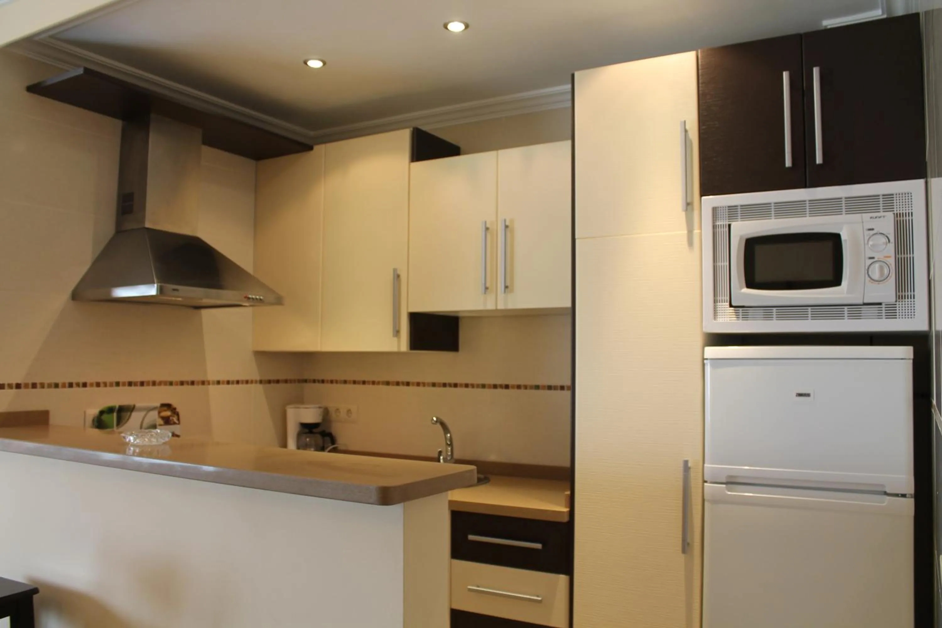 Kitchen or kitchenette in Apartamentos Turísticos Plaza del Olvido