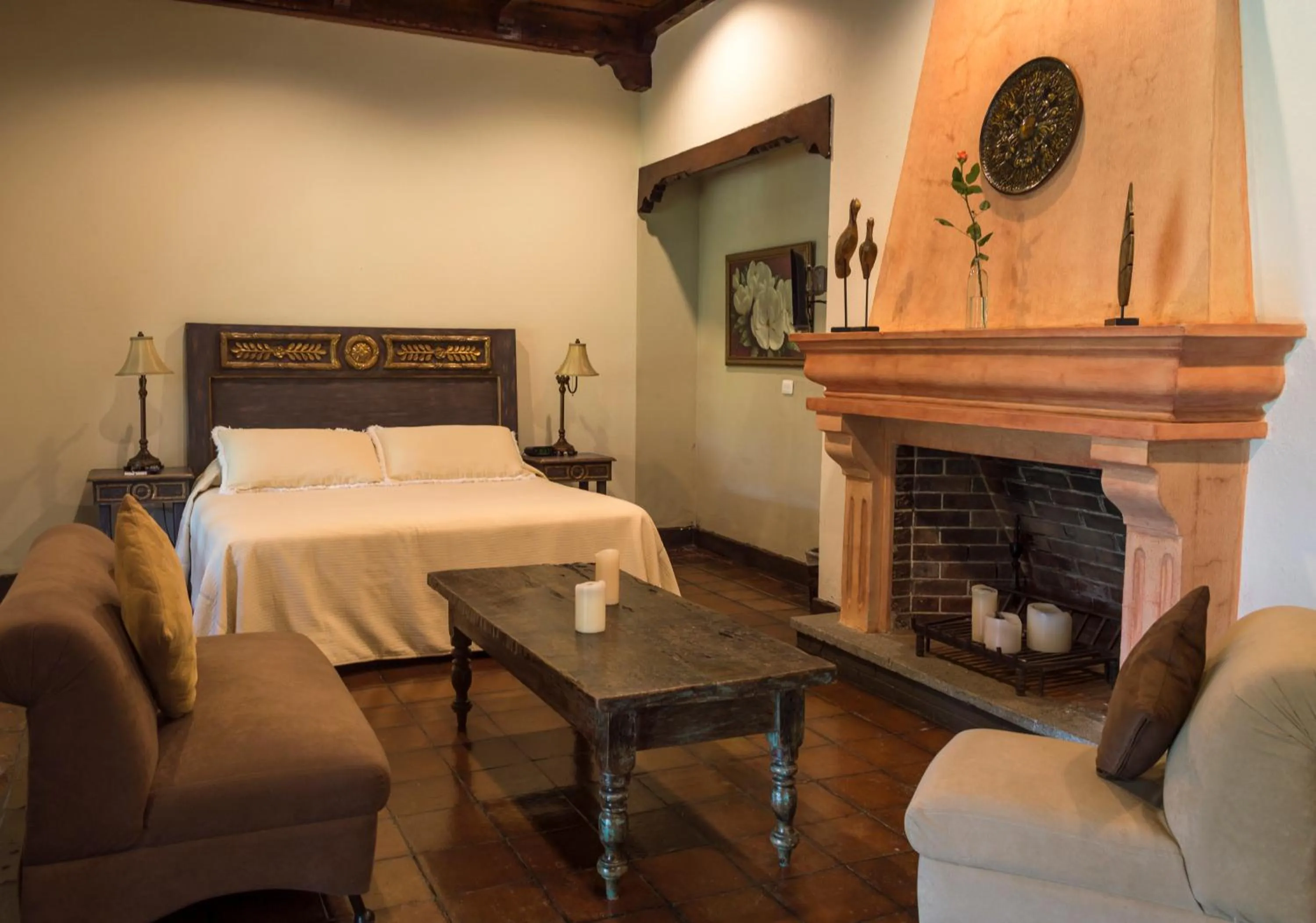 Bed in Casa Santa Rosa Hotel Boutique