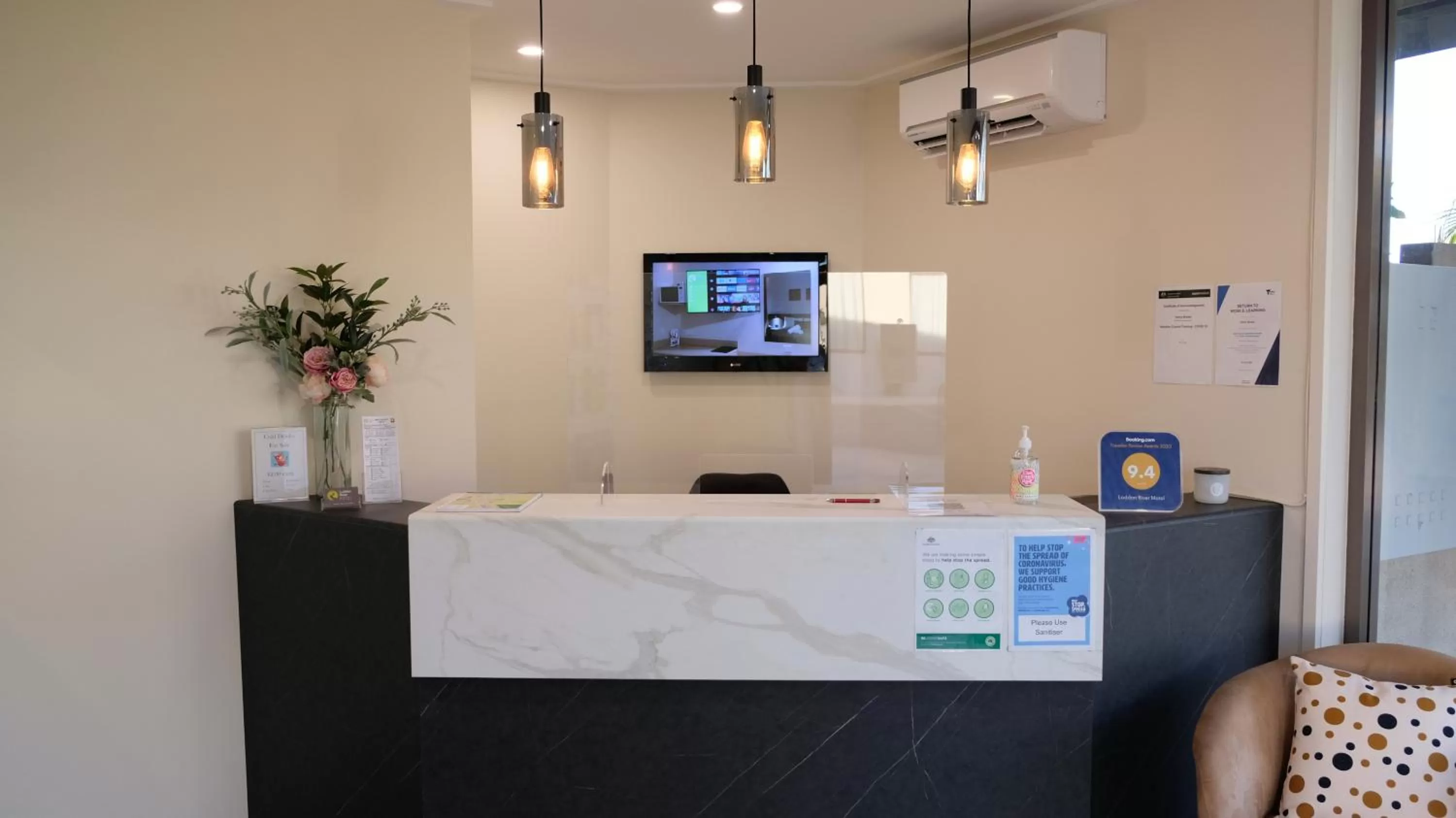 Lobby or reception in Loddon River Motel Kerang