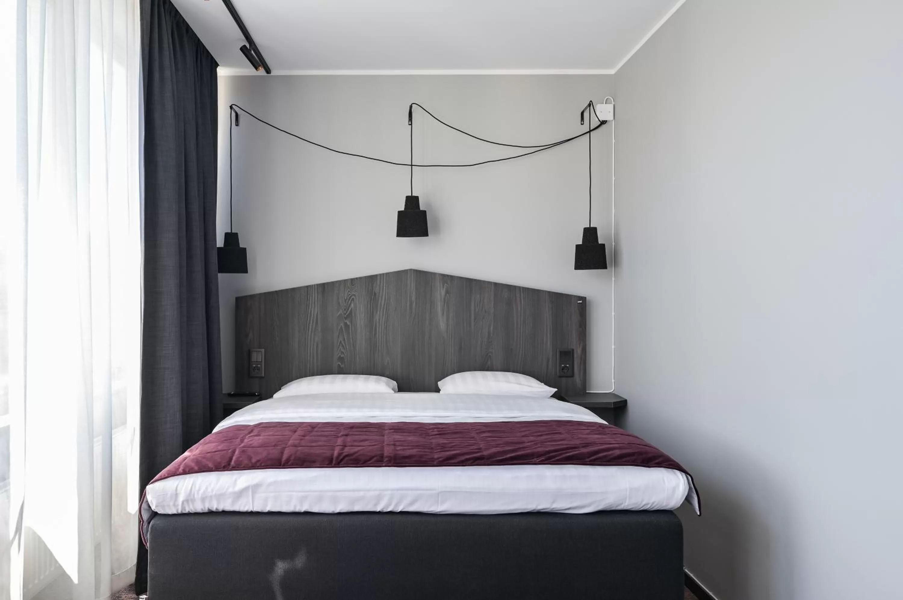 Bed in Hotel Fridhem