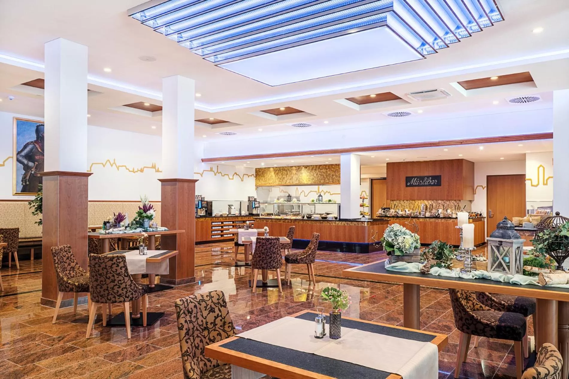 Breakfast in Hotel Rappen Rothenburg ob der Tauber