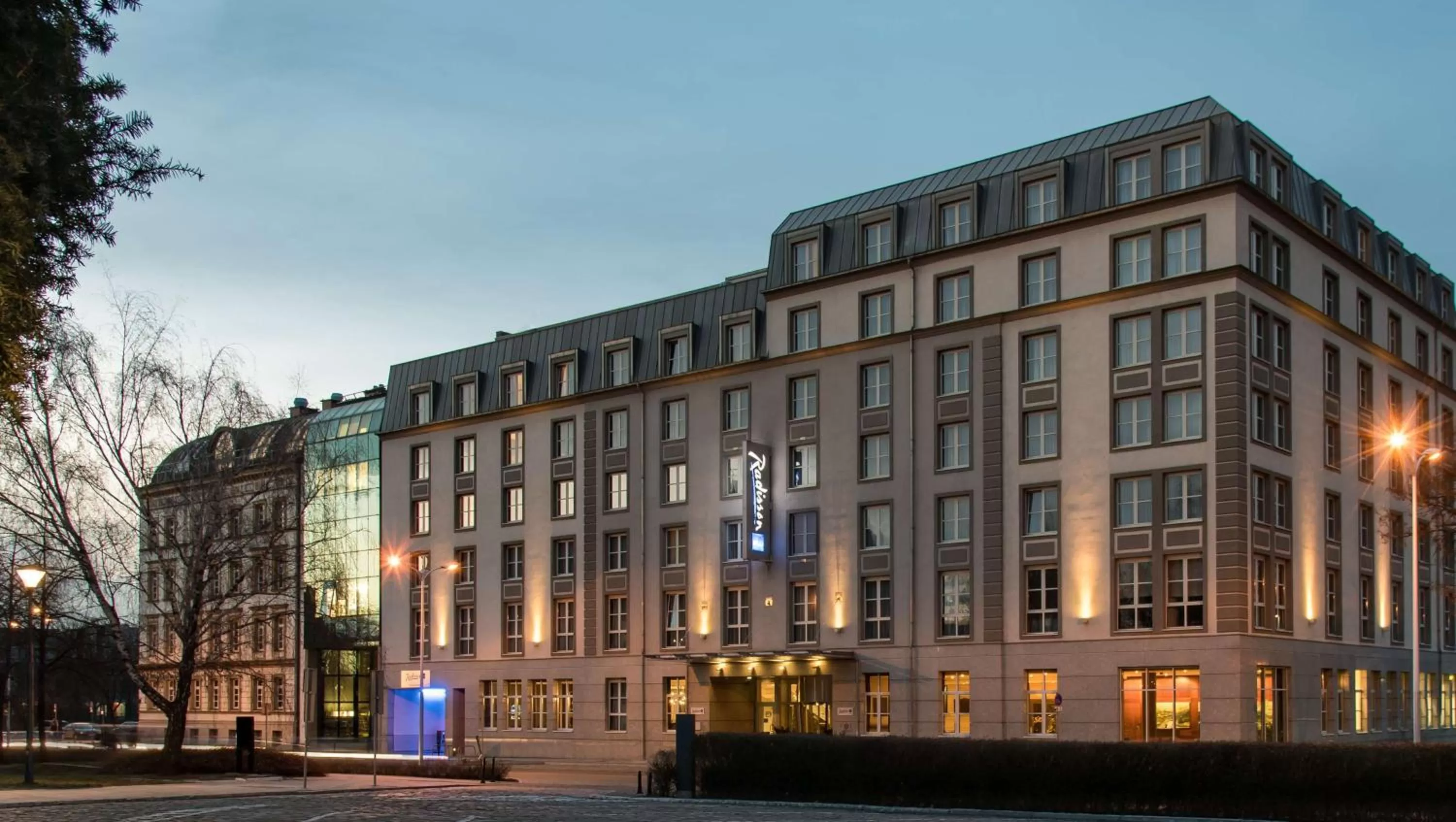 Property building in Radisson Blu Hotel Wroclaw