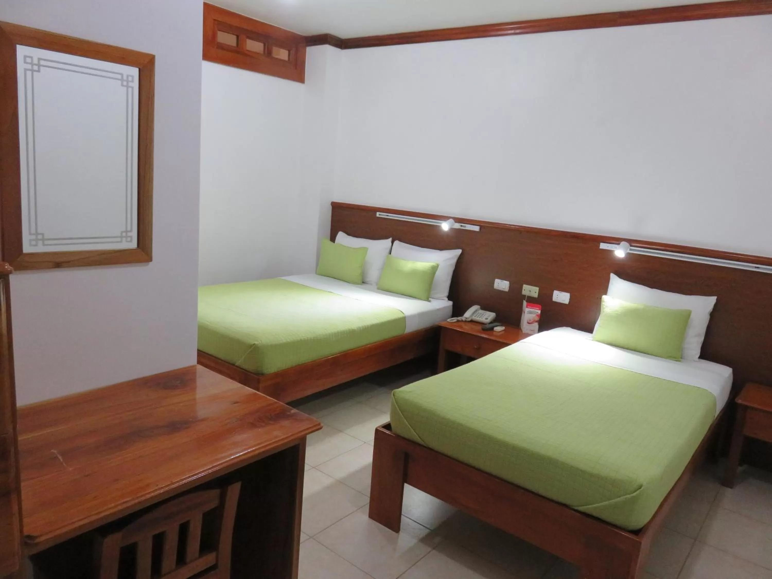 Bed in Hostal Macaw
