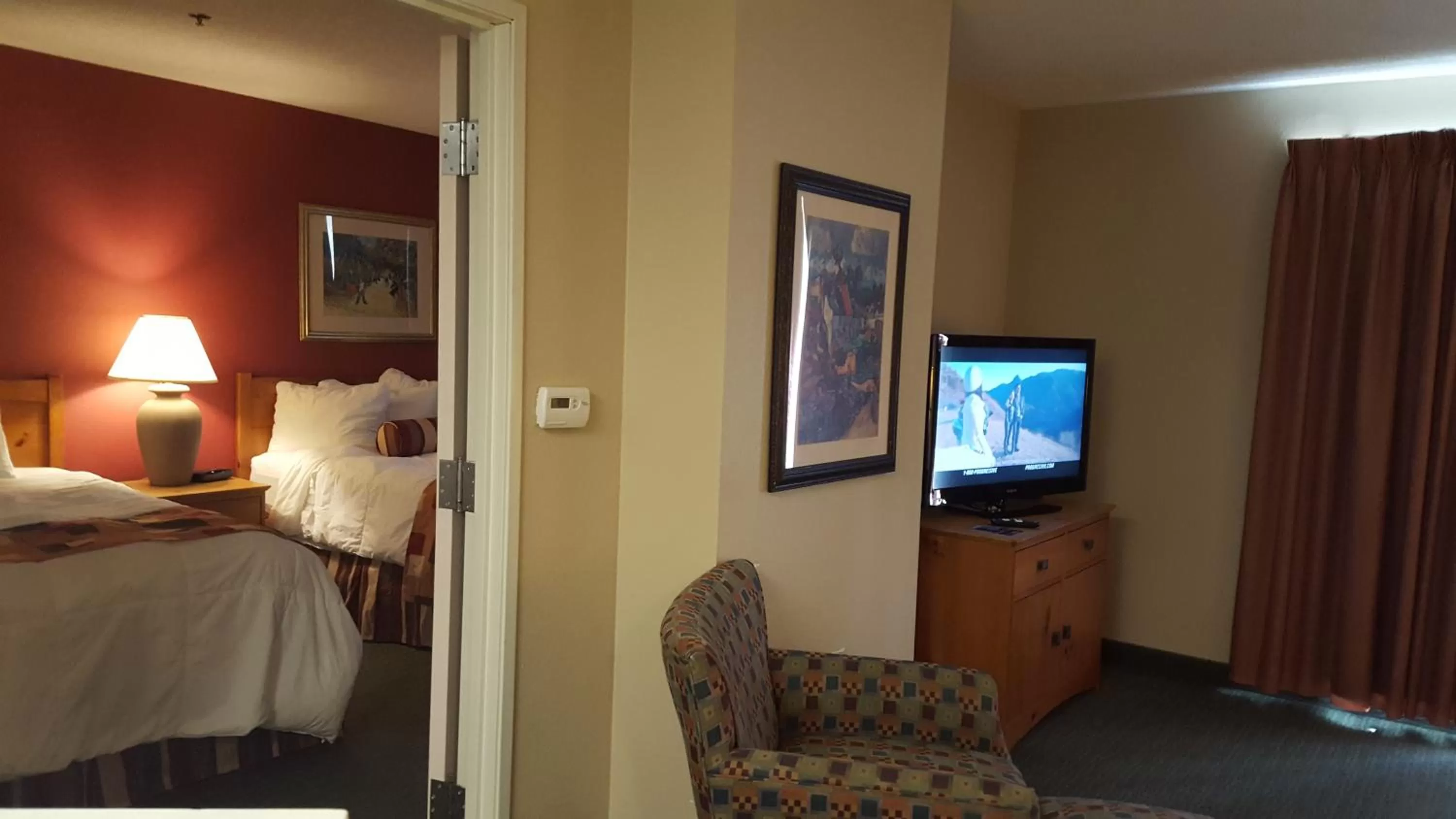 Decorative detail, Bed in Baymont by Wyndham Wichita East