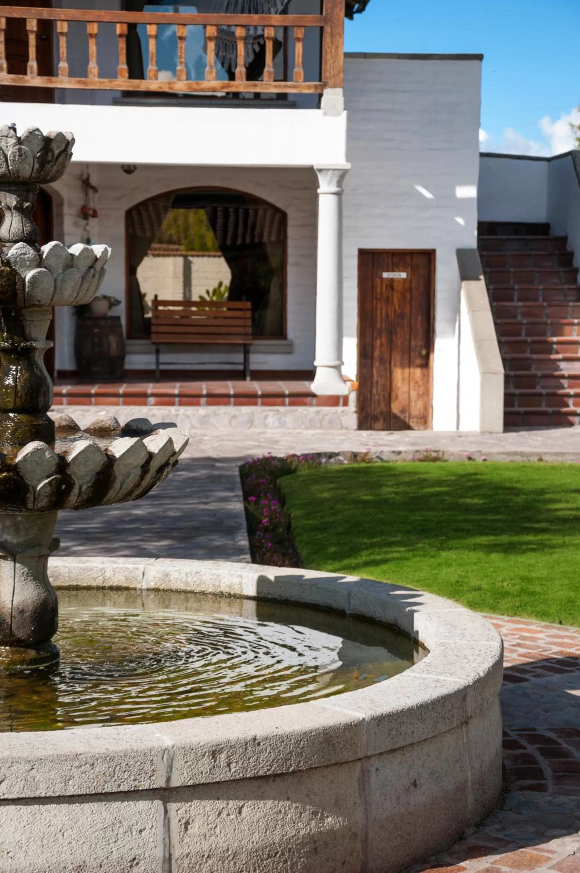 Balcony/Terrace in Hotel Hacienda Abraspungo