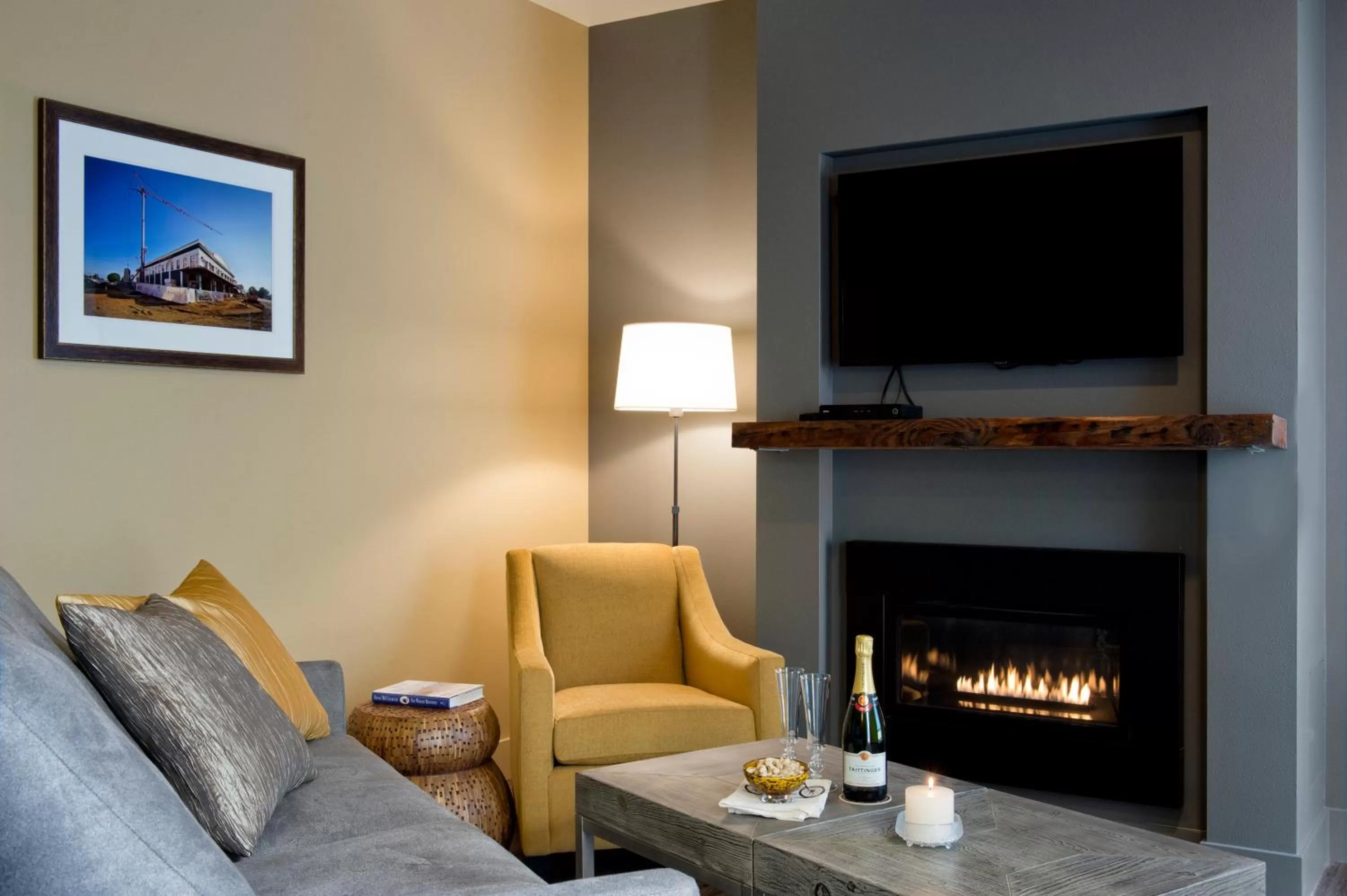 Decorative detail, TV/Entertainment Center in Inn at Lynden