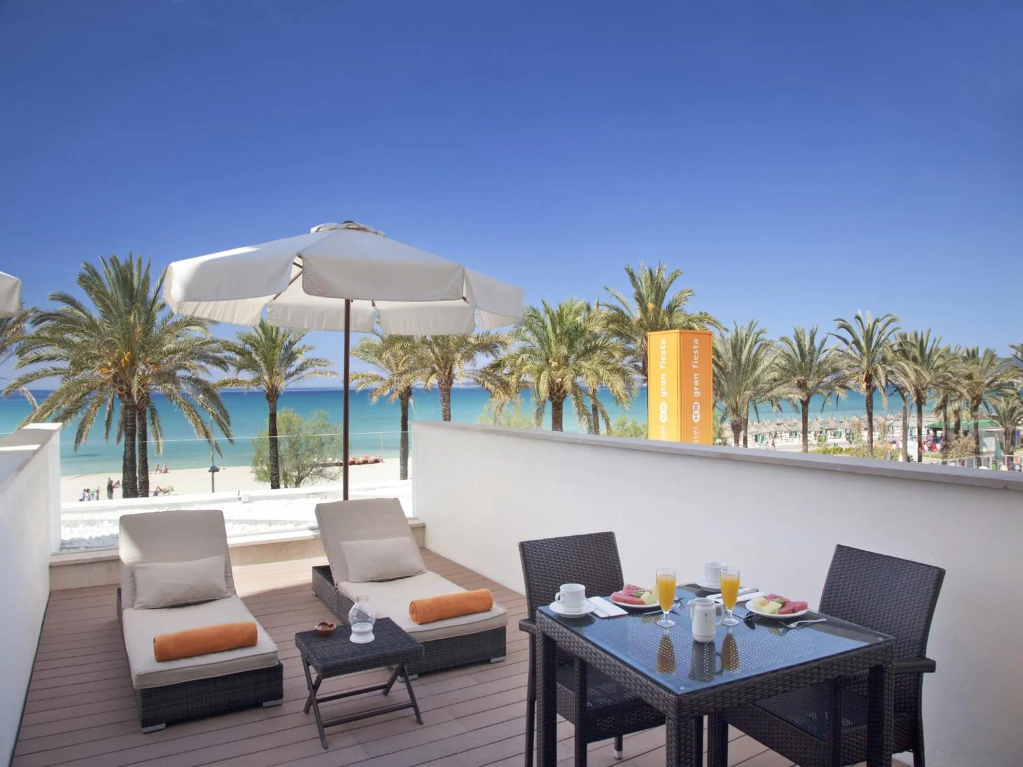 Twin Room Sea view with Balcony in HM Gran Fiesta