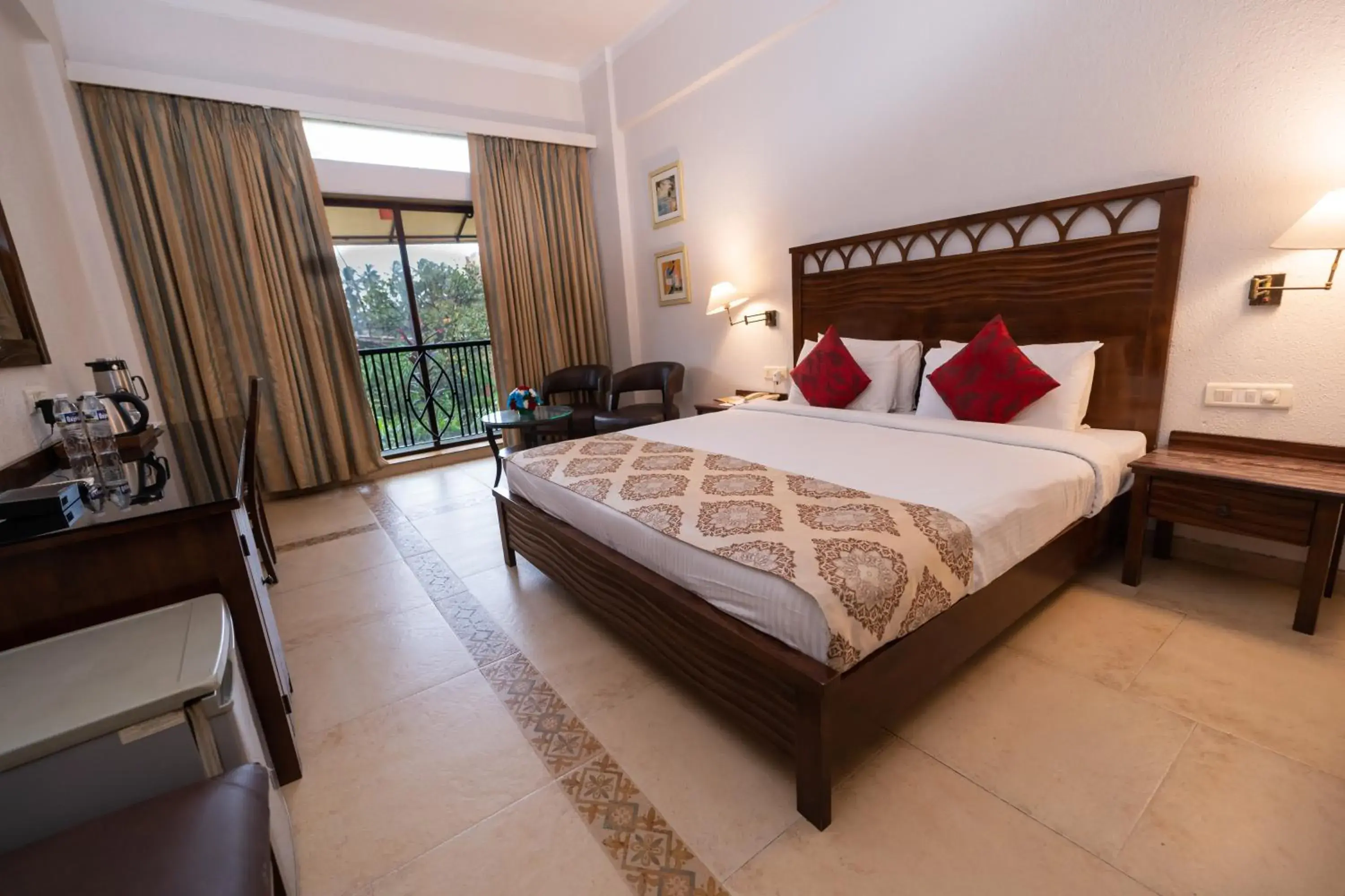 Deluxe Double Room - Book 3 nights and avail shared airport pick & drop at scheduled timings only in Neelam's The Grand Hotel Goa Deluxe Double Room - Book 3 nights and avail shared airport pick & drop at scheduled timings only in Neelam's The Grand Hotel Goa