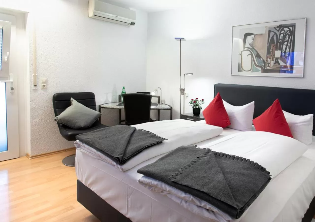 Bed in Hotel Rosenhof GmbH