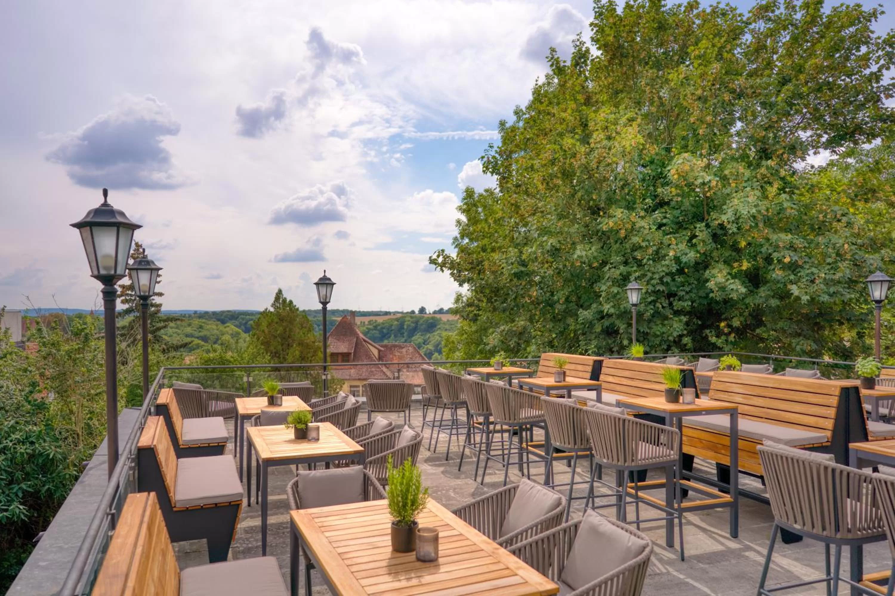 Patio in Hotel Eisenhut