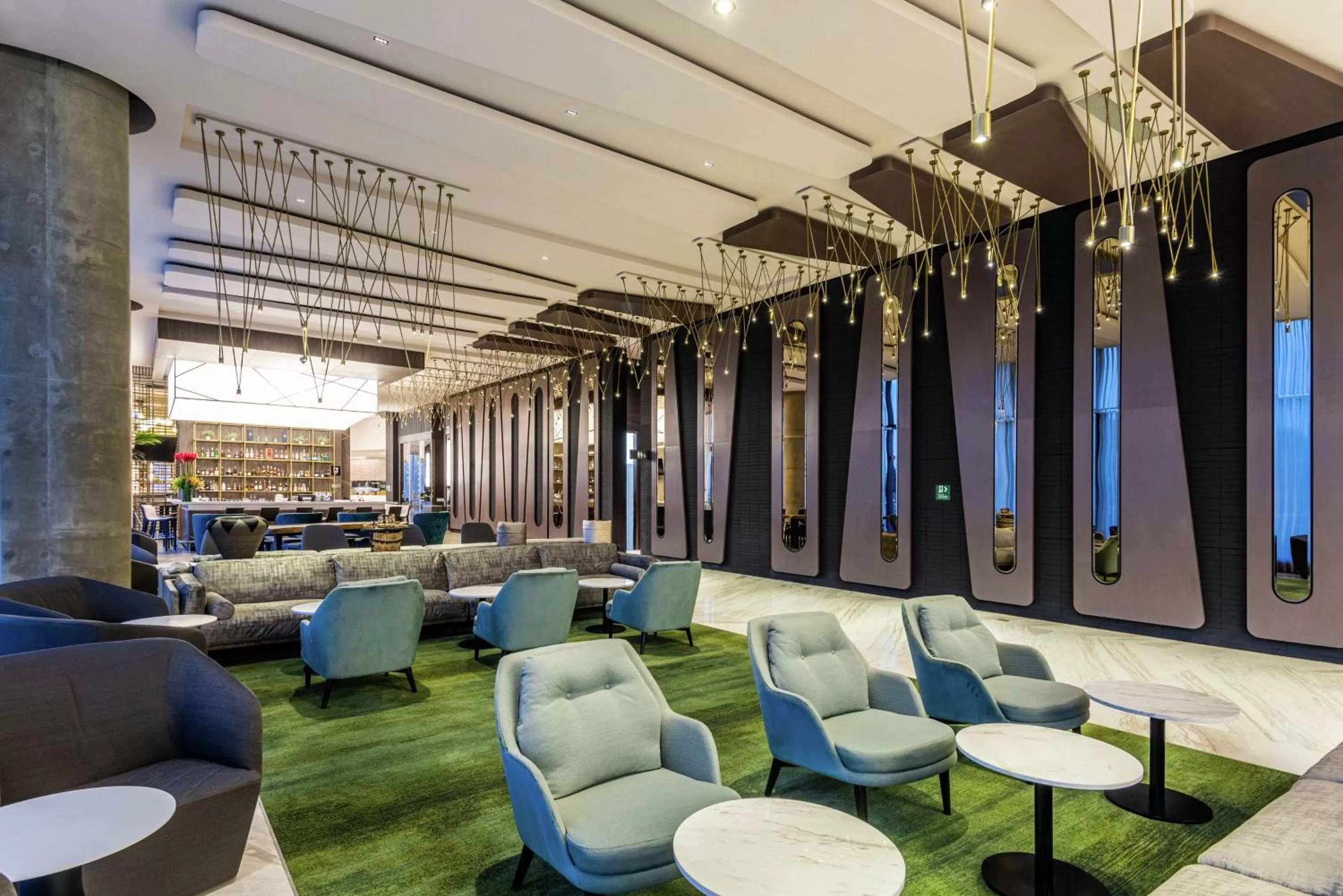 Lounge or bar in Hilton Bogota Corferias