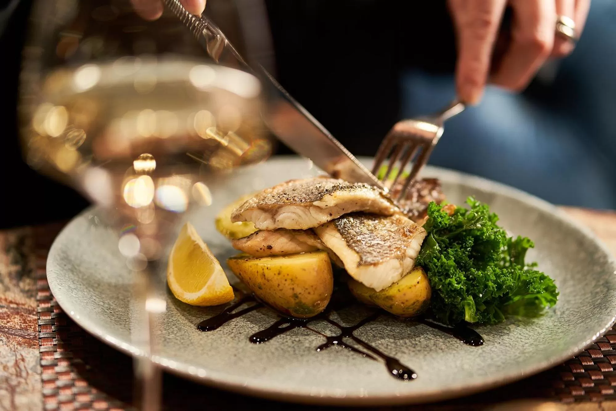 Dinner in Oban Bay Hotel