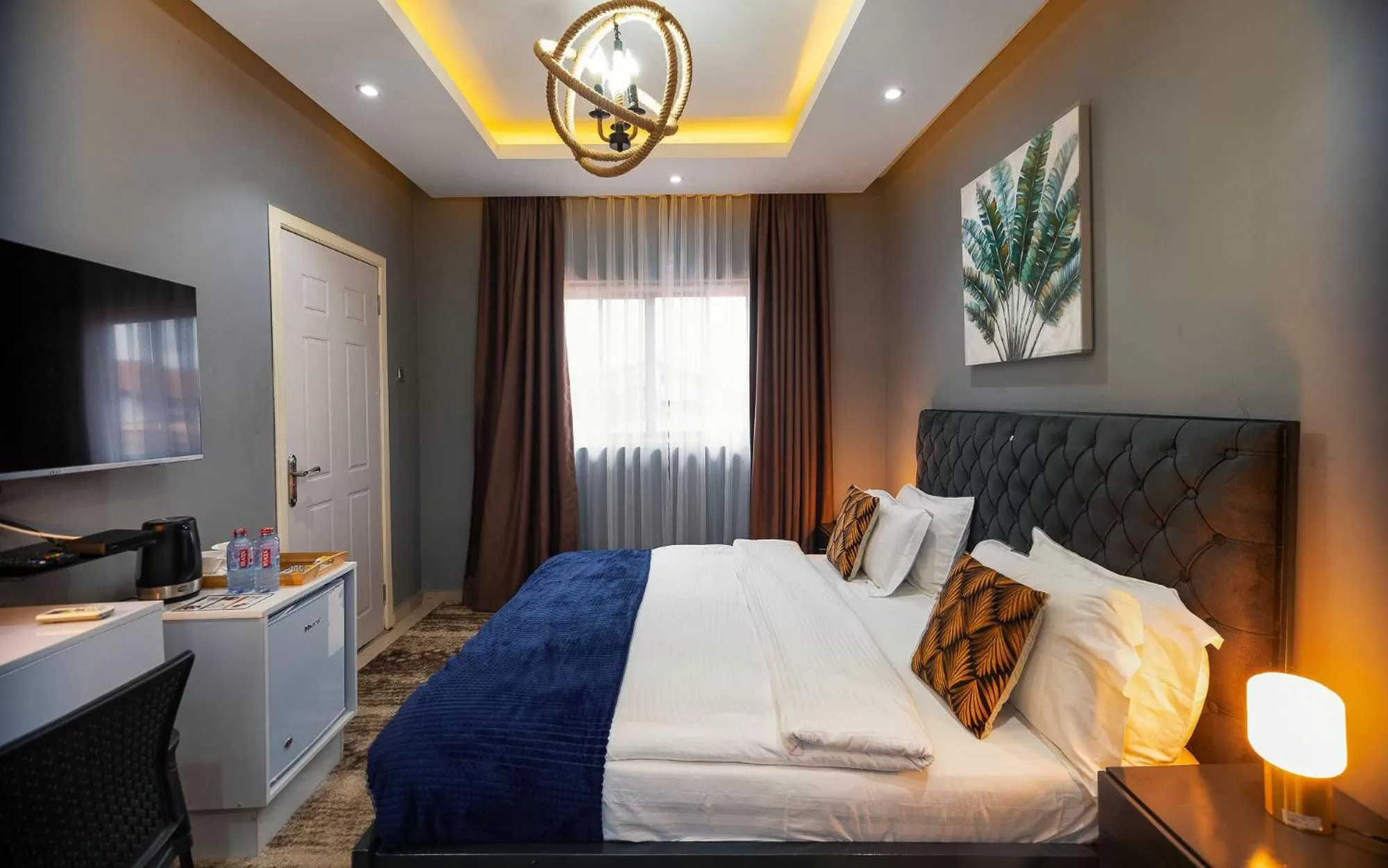 Bed in The Avery Suites, East Legon