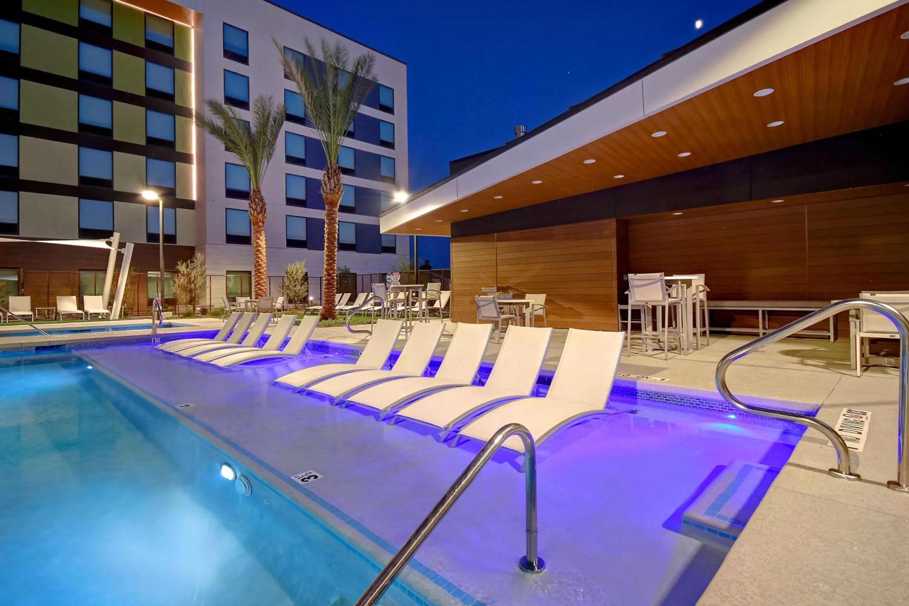 Swimming pool in Home2 Suites by Hilton Las Vegas Convention Center - No Resort Fee