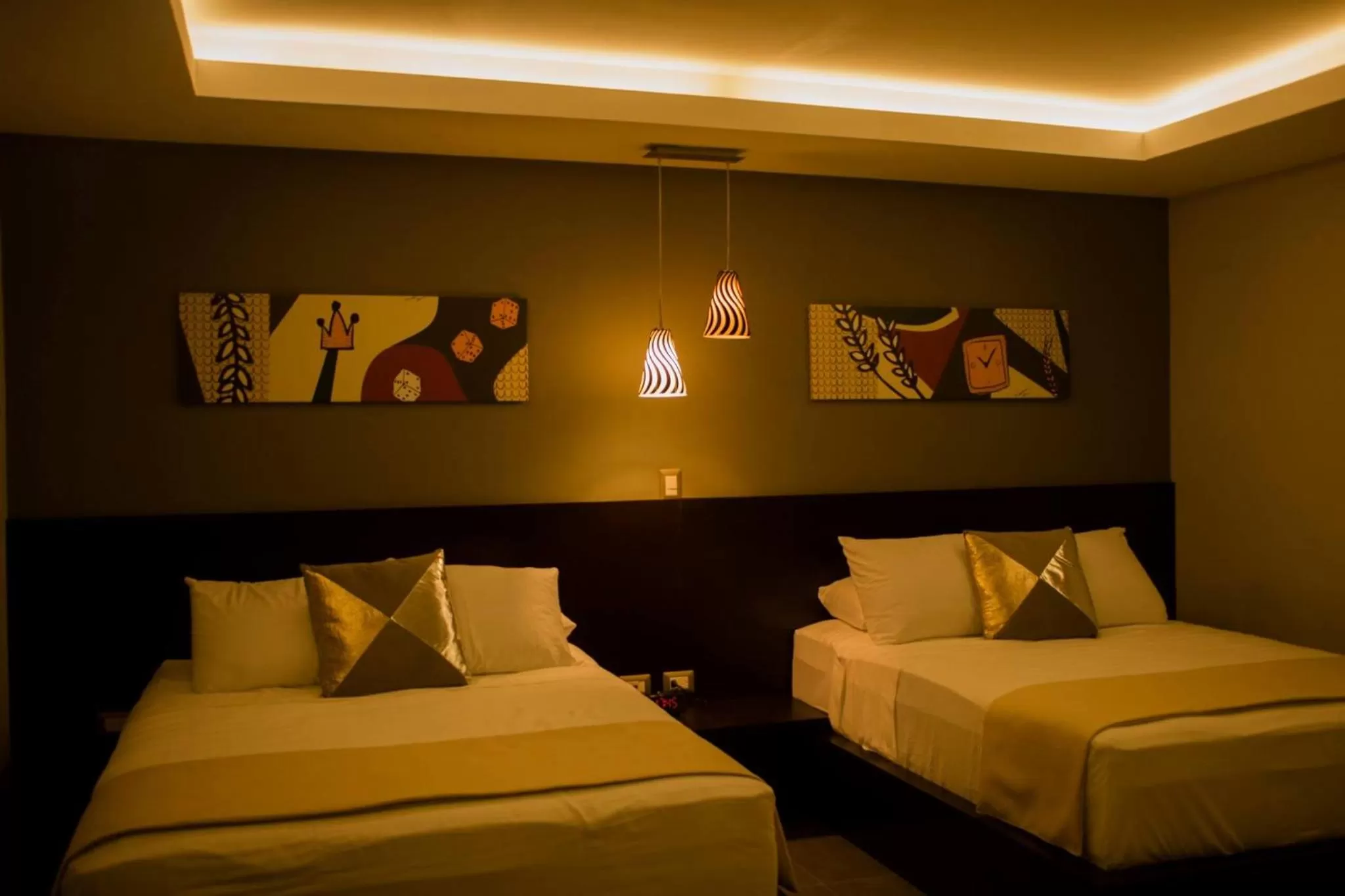 Bed in Remfort Hotel