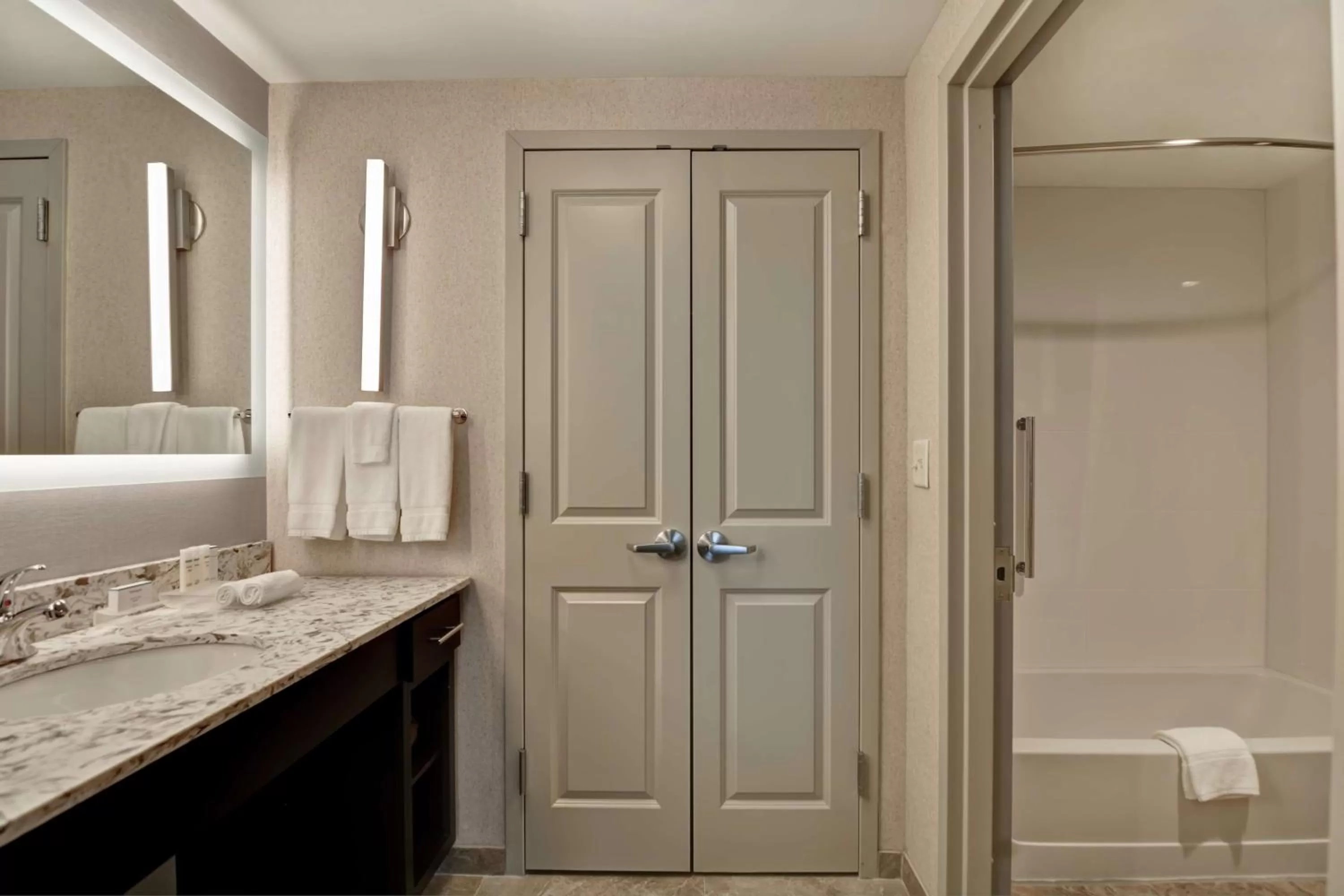 Bathroom in Homewood Suites By Hilton Poughkeepsie