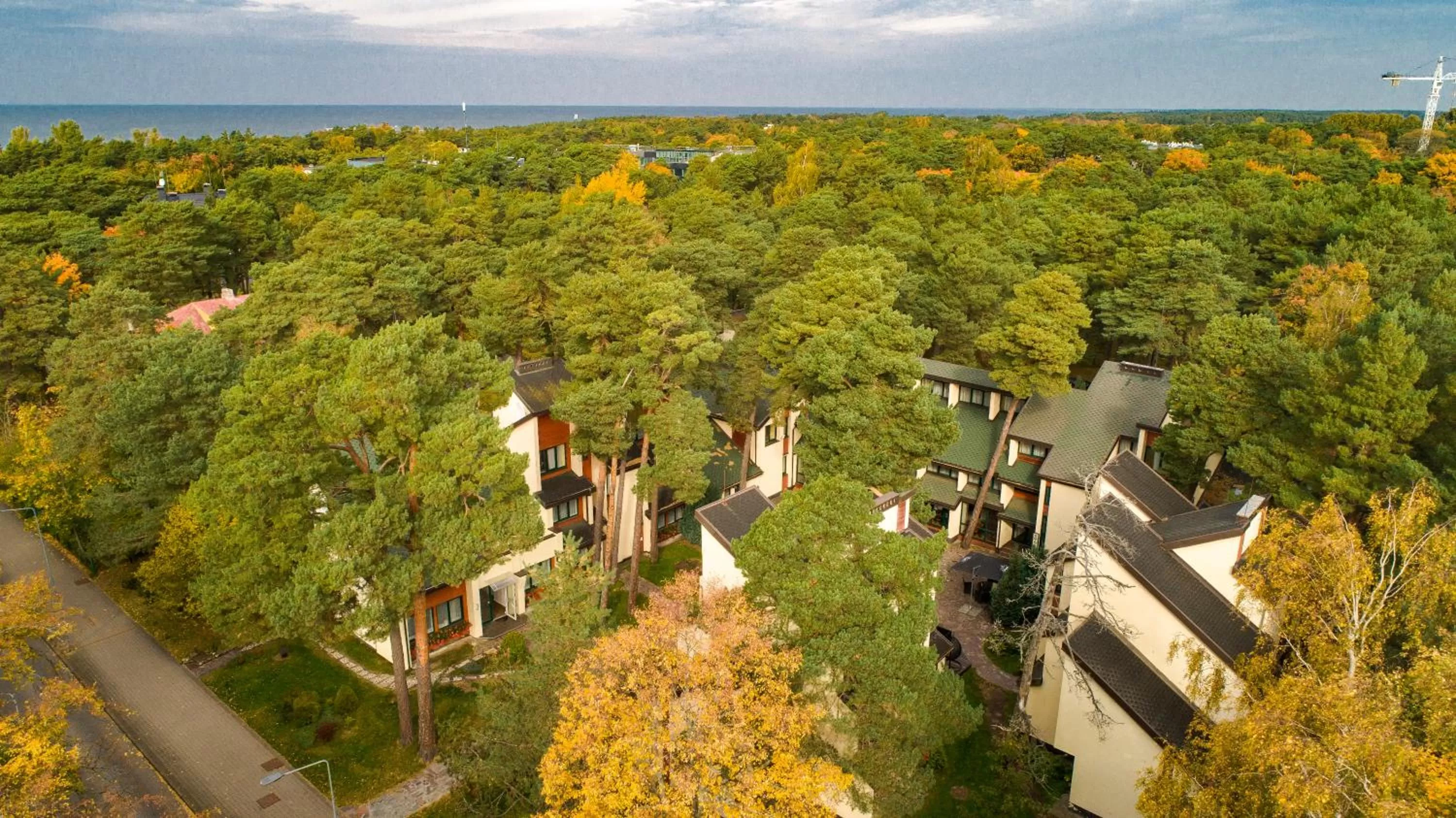 Bird's eye view in Palanga Park Hotel