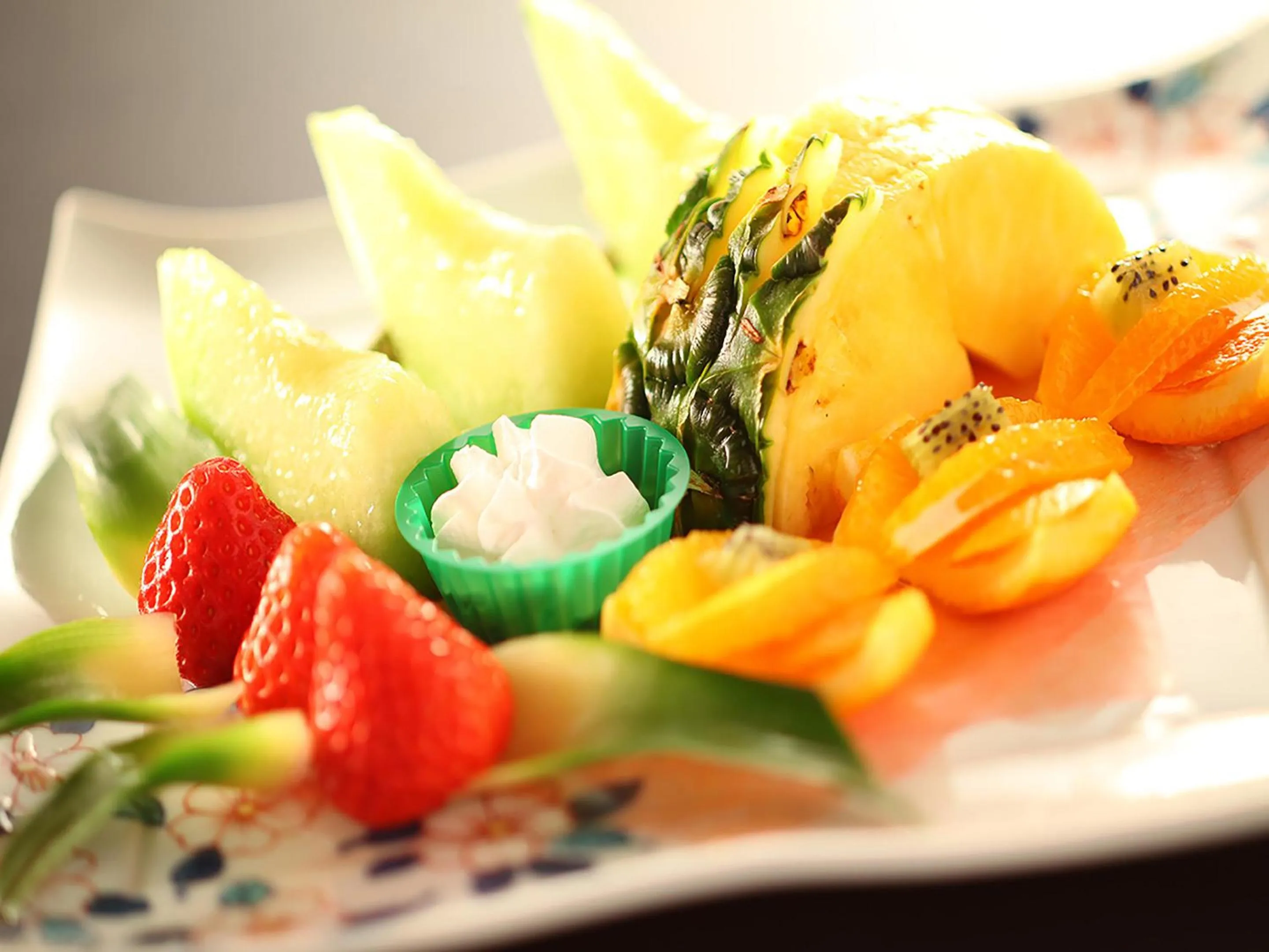 Food and drinks in Ryokan Biyunoyado