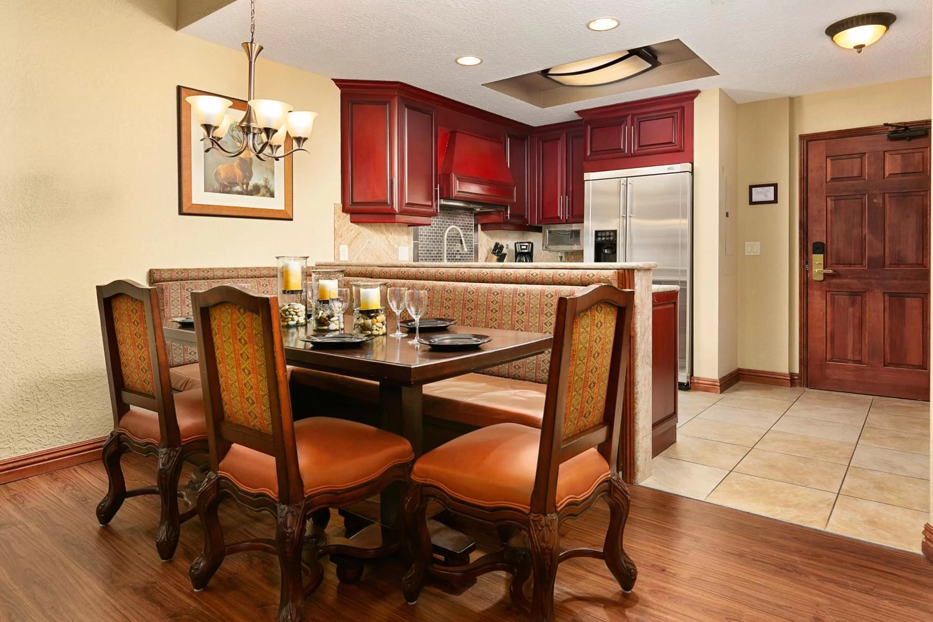 Dining area in Condos at Canyons Resort by White Pines