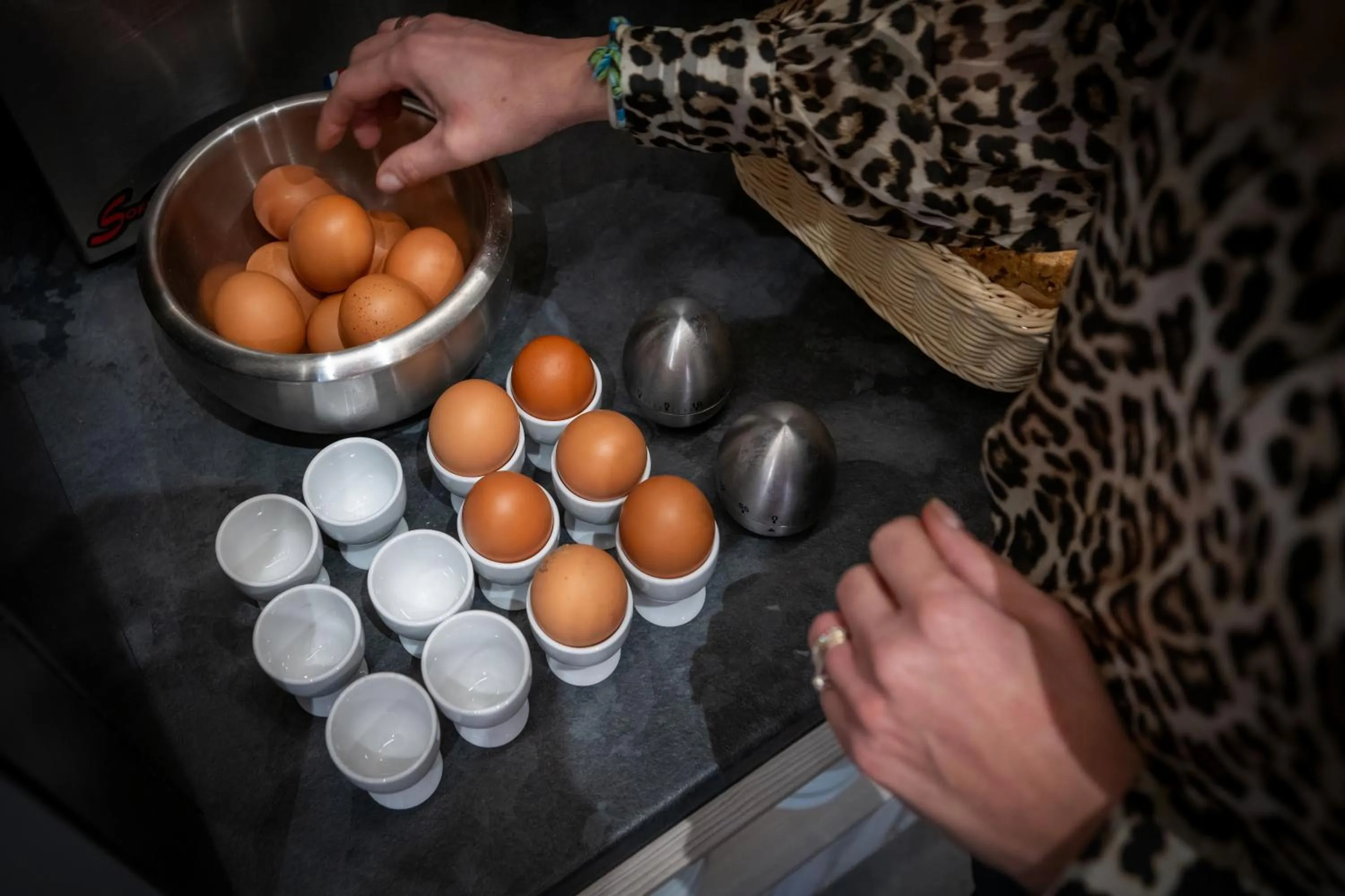 Buffet breakfast in Nemea Appart Hotel Le Lido Cagnes sur Mer