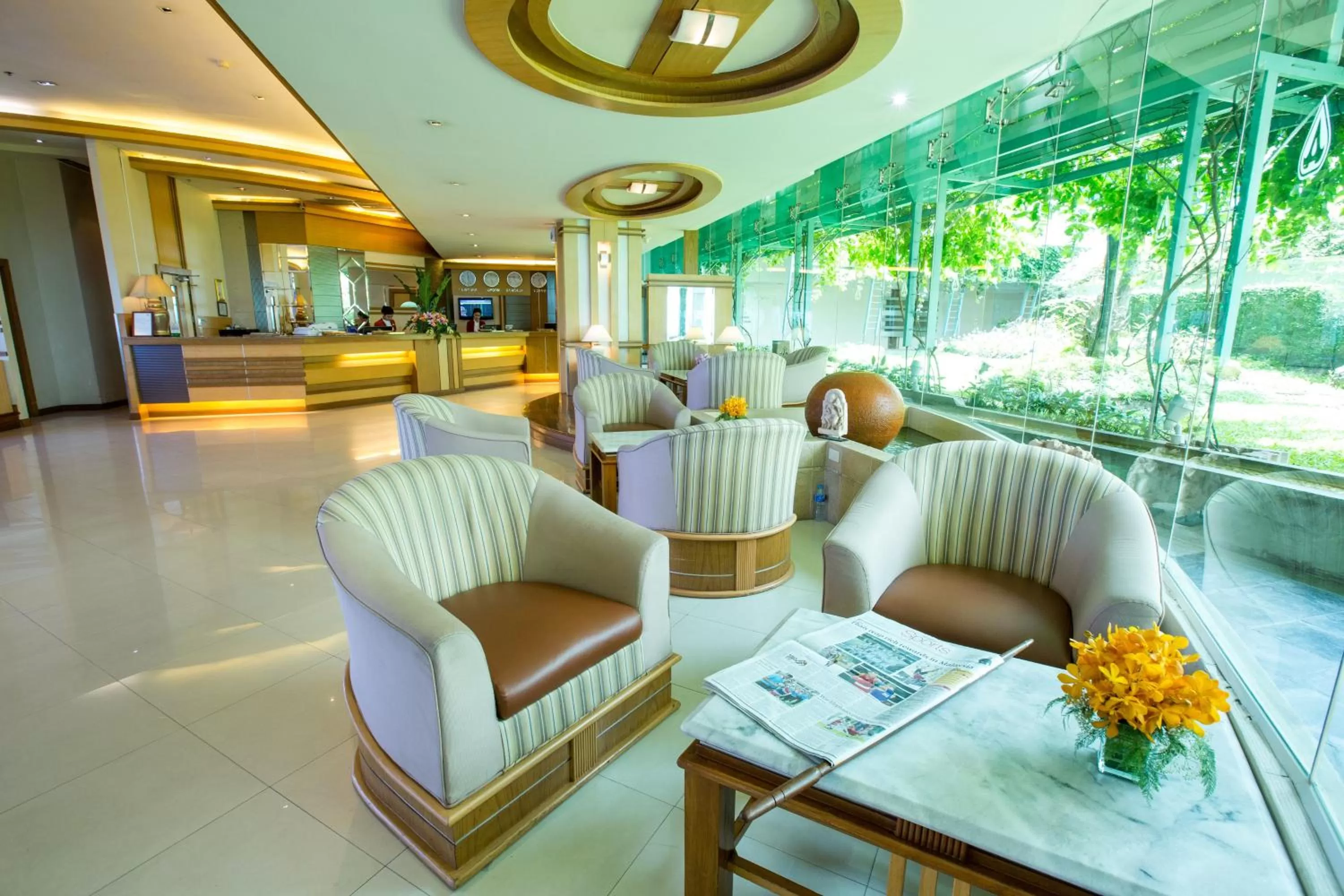 Lobby or reception in Asia Airport Hotel