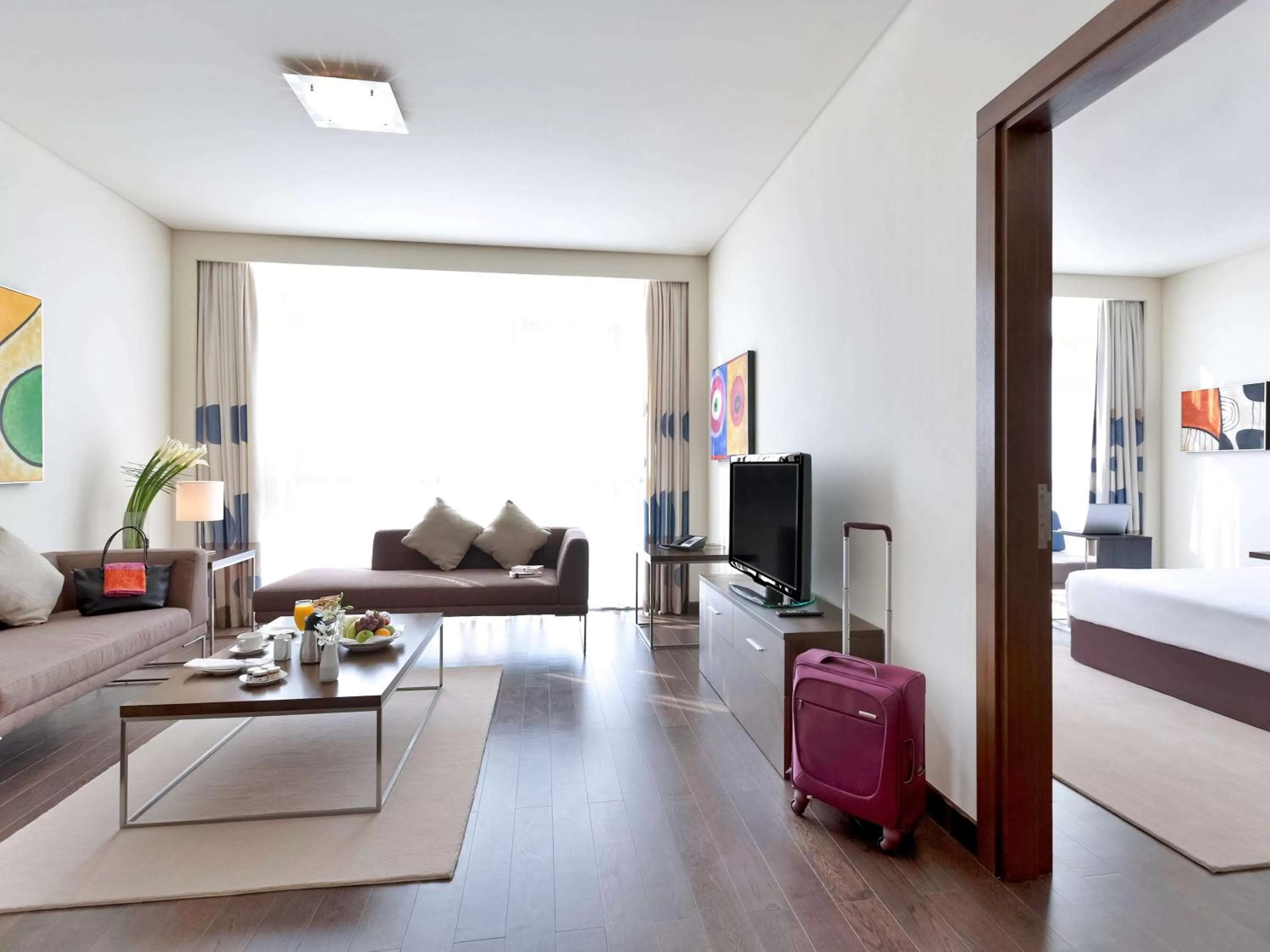 Photo of the whole room, Bed in Novotel Abu Dhabi Gate