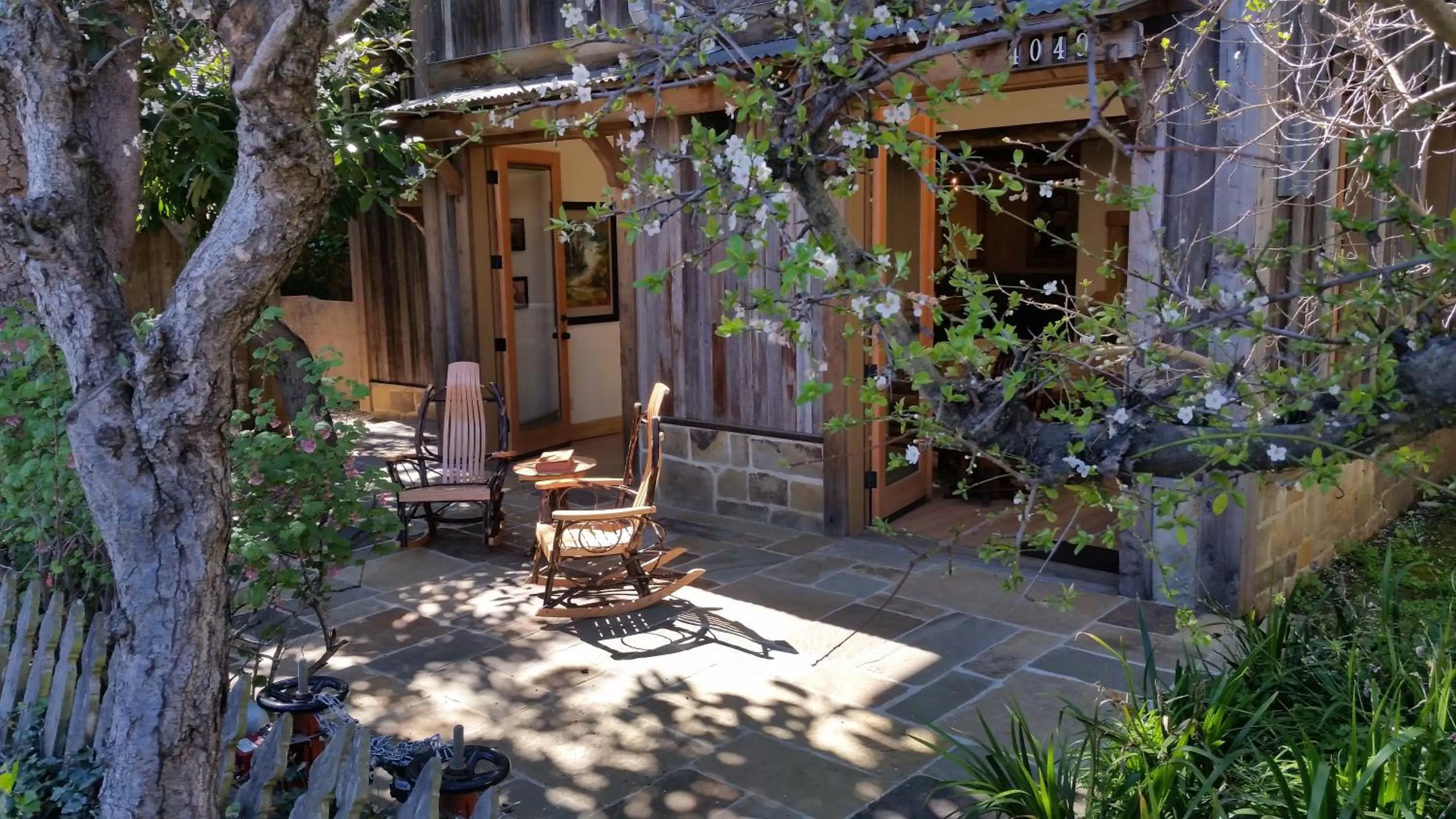 Patio in The Squibb Houses