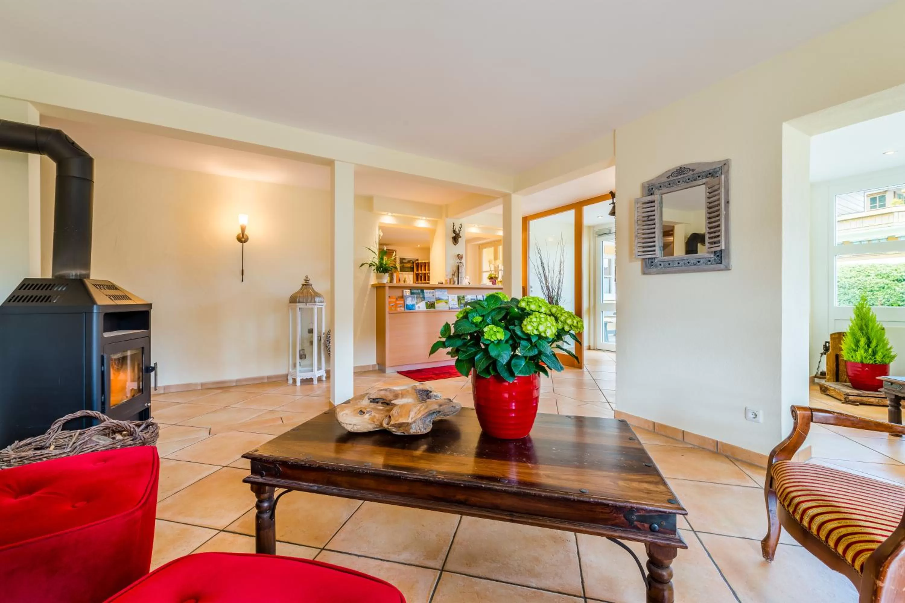 Lobby or reception in Hotel Neudeck