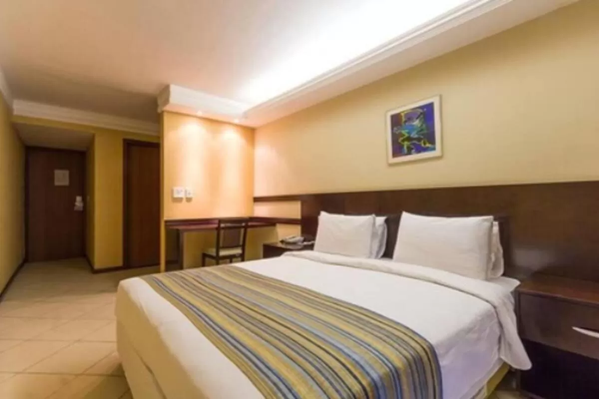 Bed in Plaza Bittar Hotel