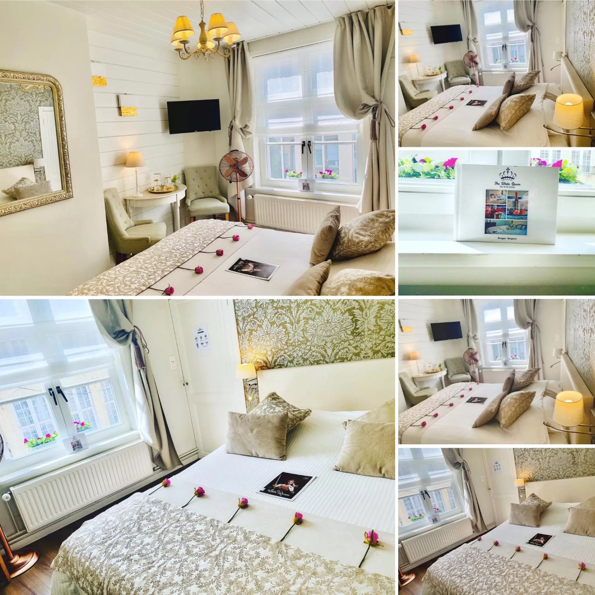 Bed in The White Queen B&B