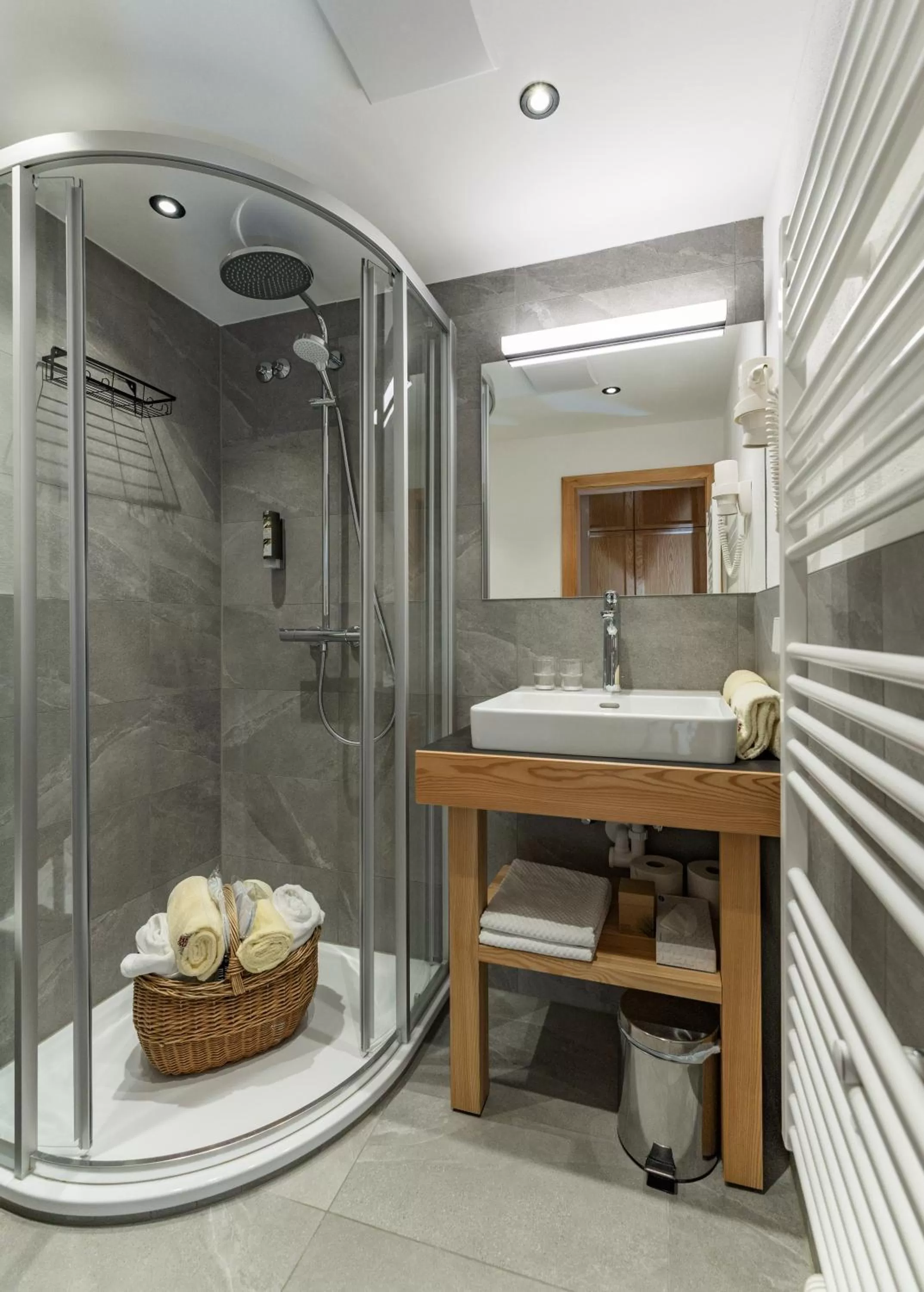 Bathroom in Naturhotel Lärchenhof