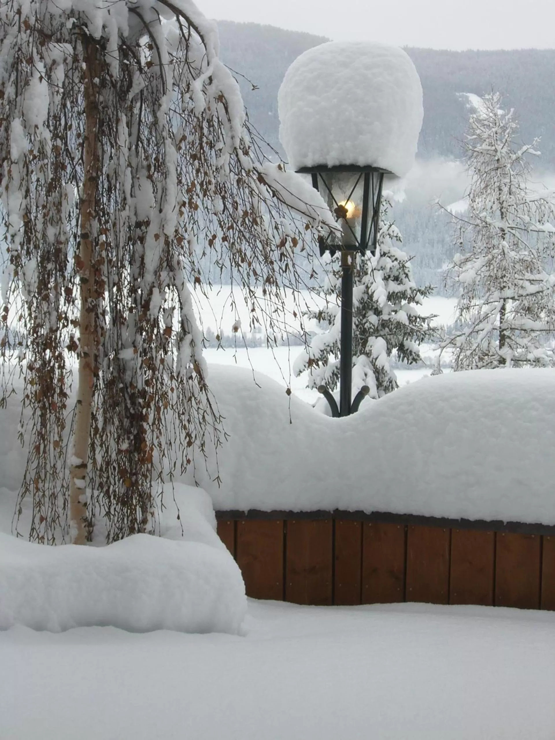 Winter in Hotel Häuserl im Wald
