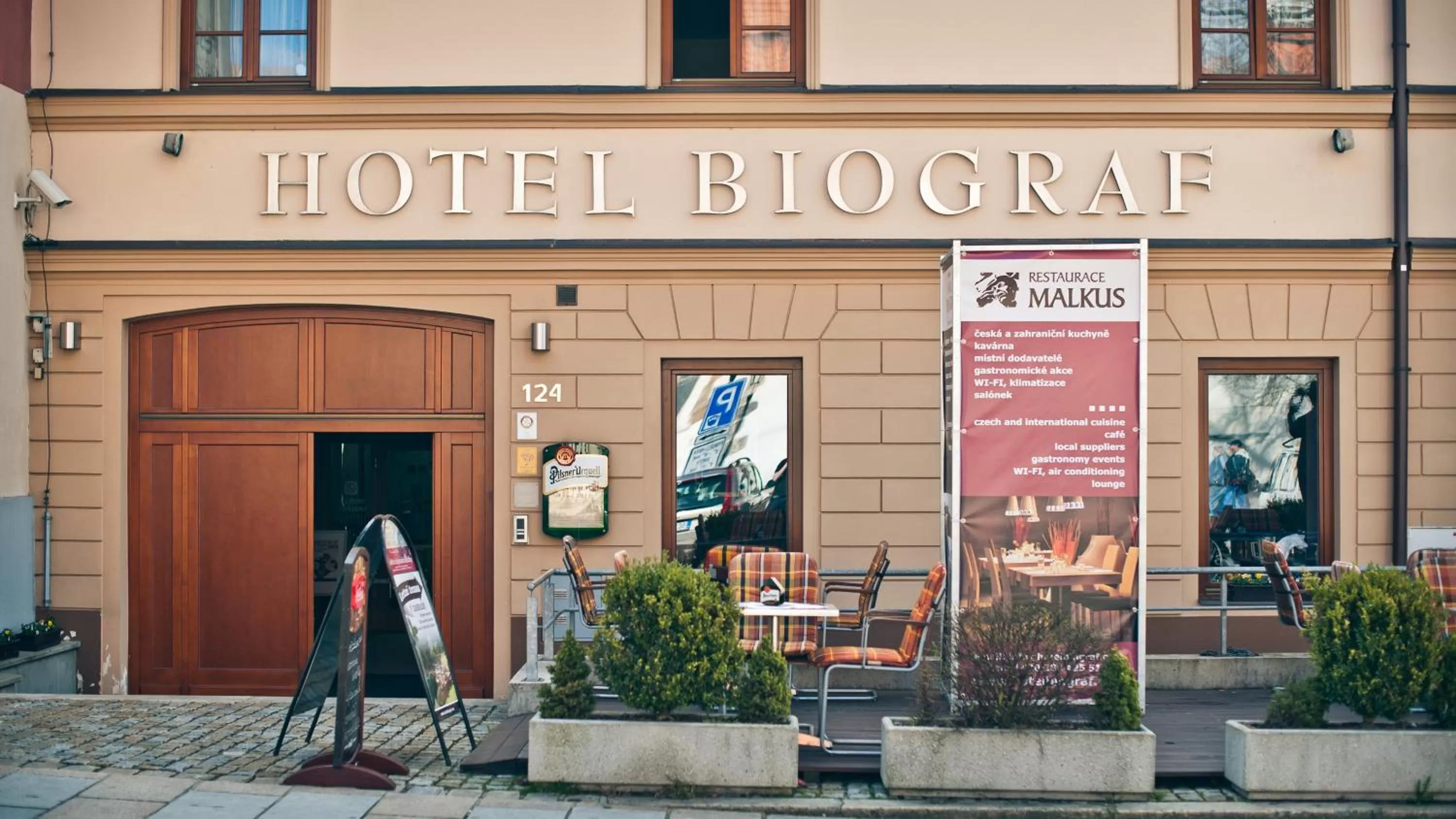 Facade/entrance in Hotel Biograf