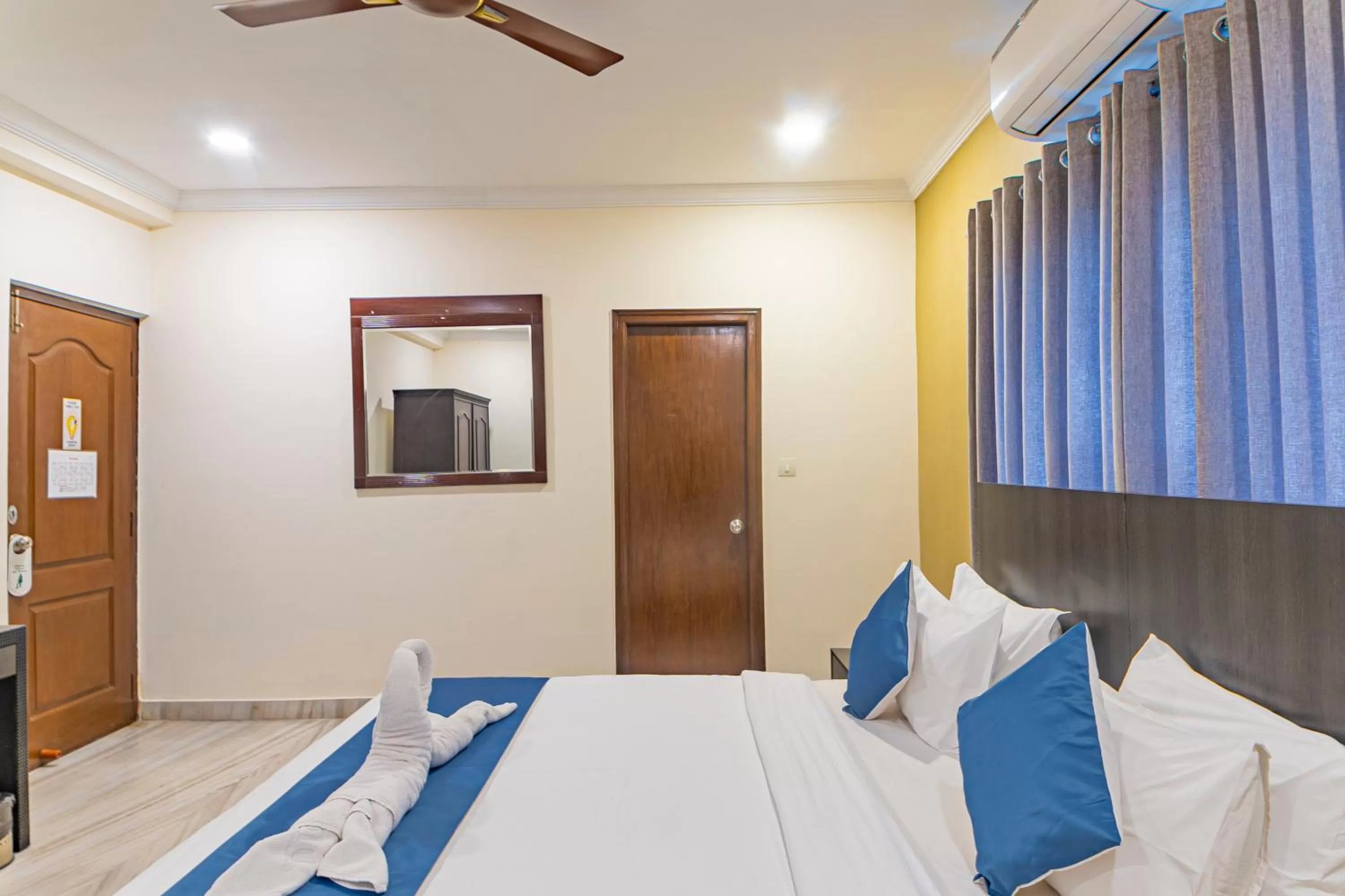 Bed in Hotel Athome & Serviced Apartments by Deccan Serai Hotels