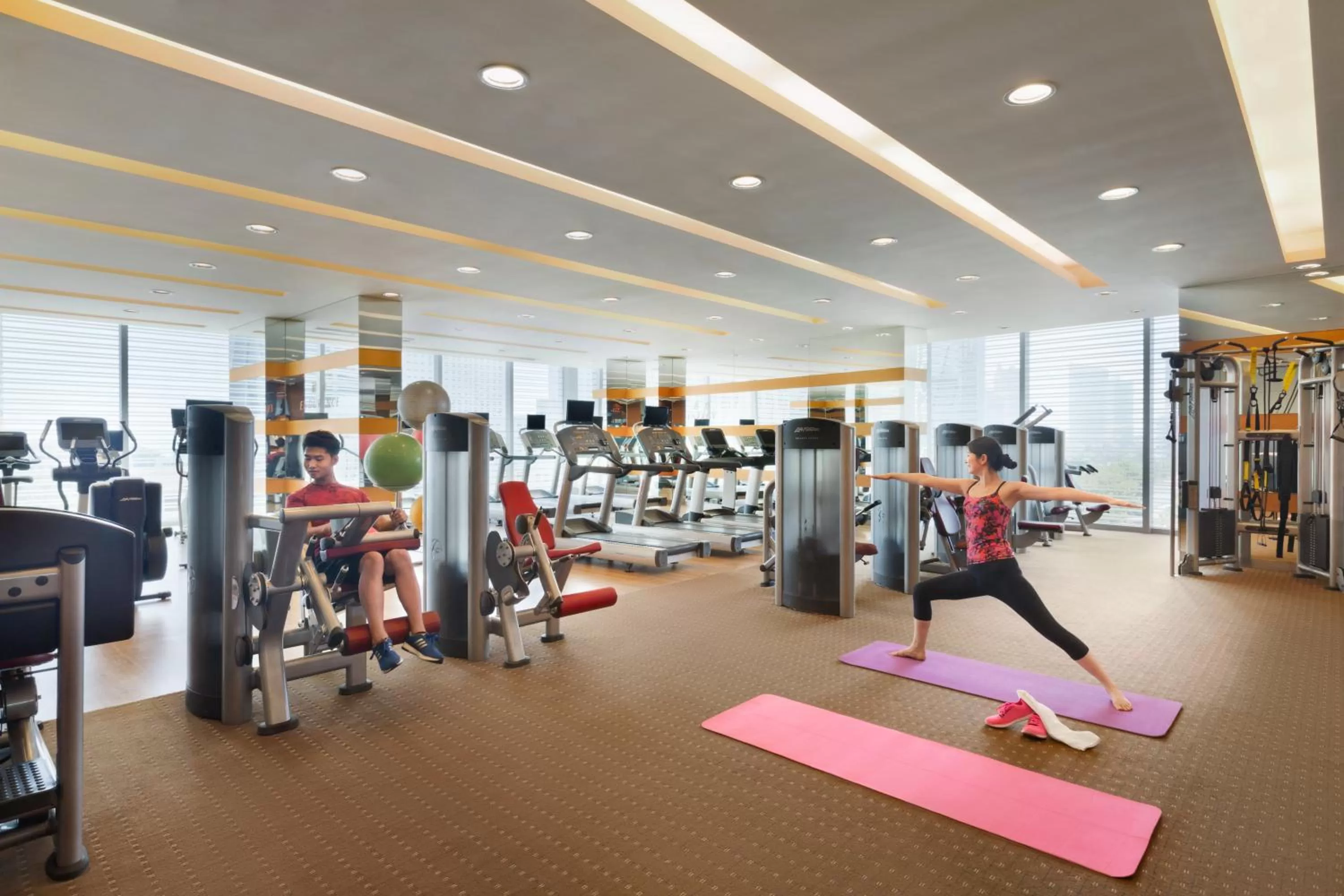 Fitness centre/facilities in Shangri-La Qingdao