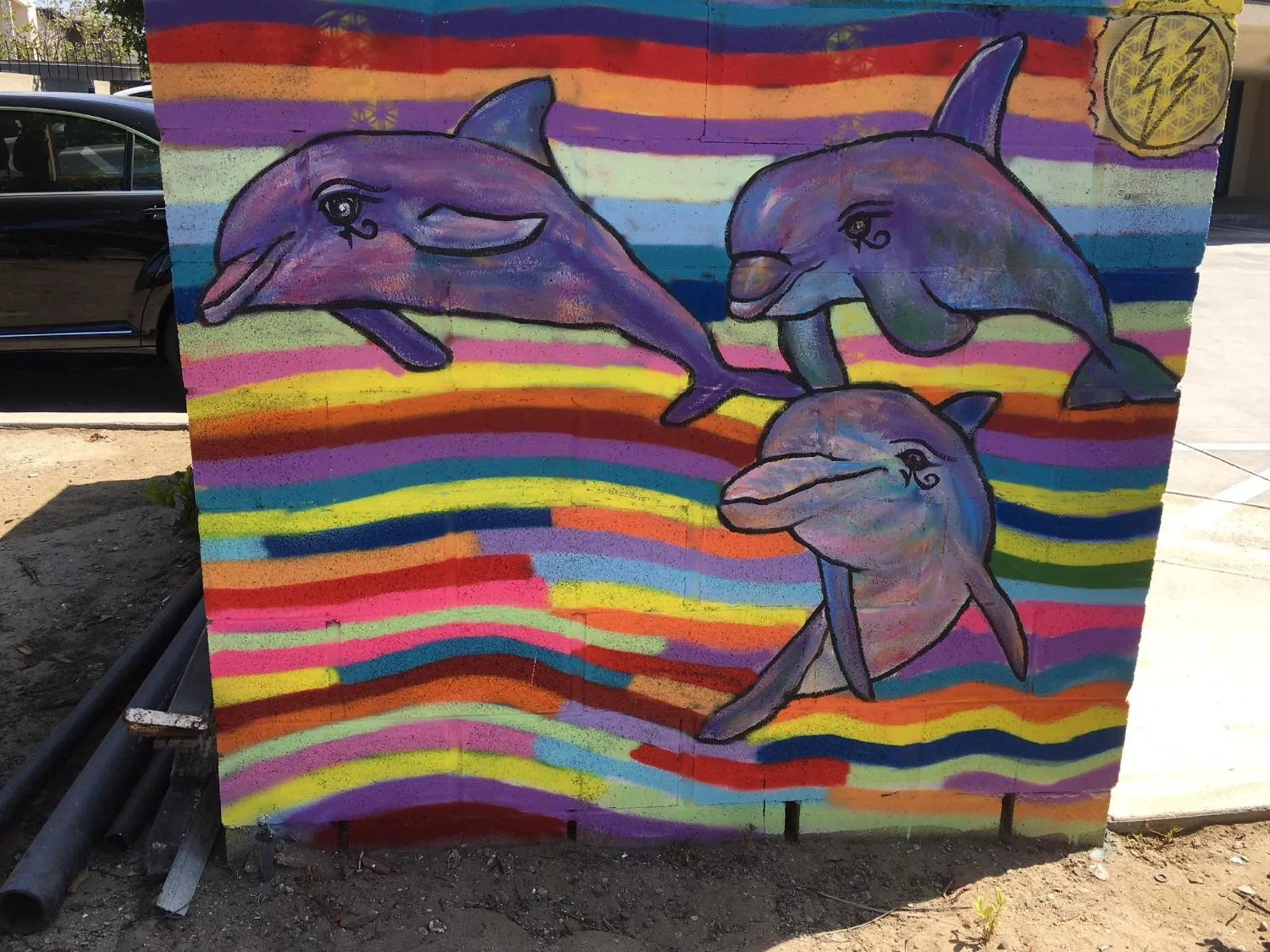 Decorative detail in OceanView Motel