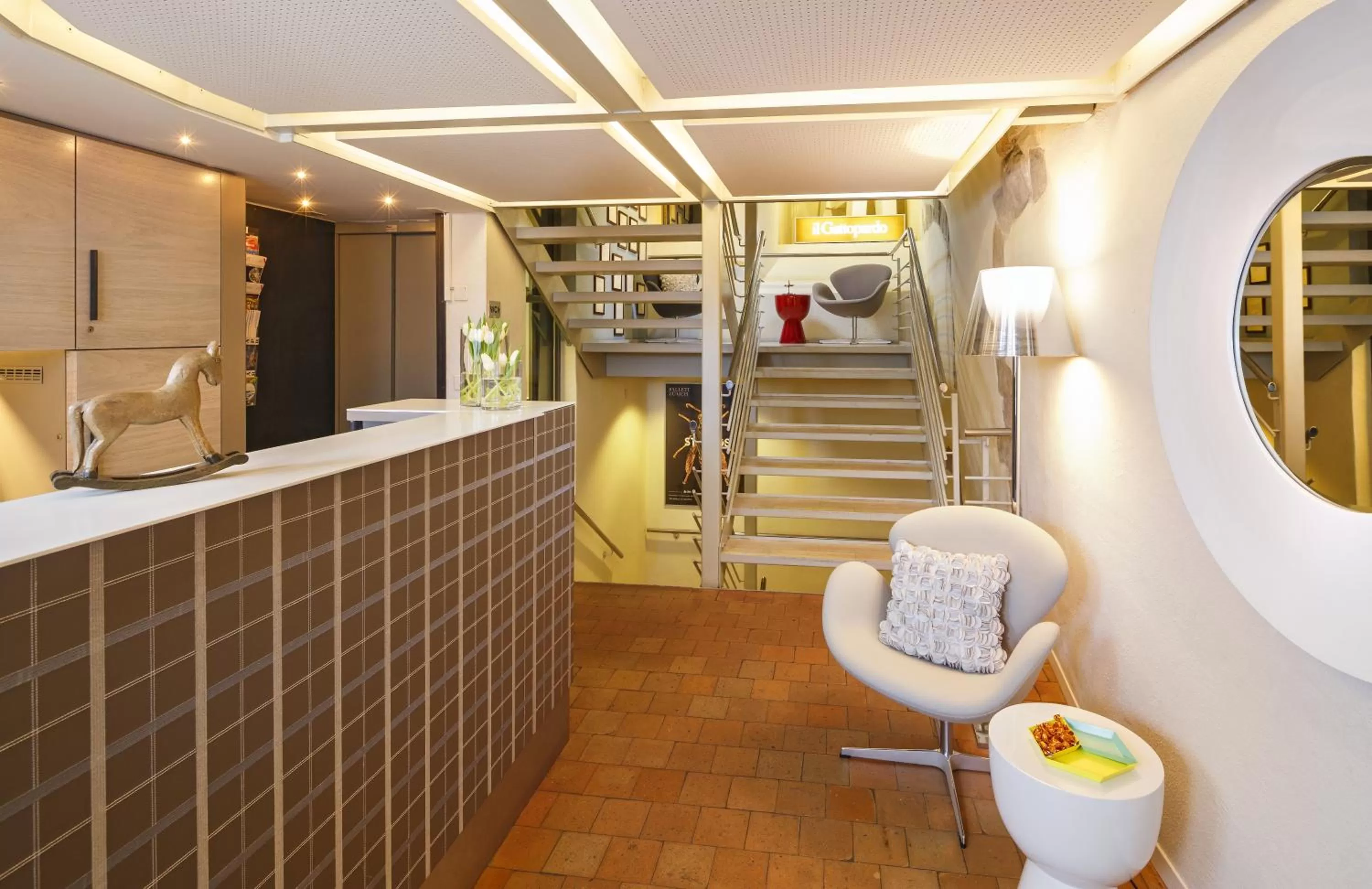 Lobby or reception in Hotel Rössli