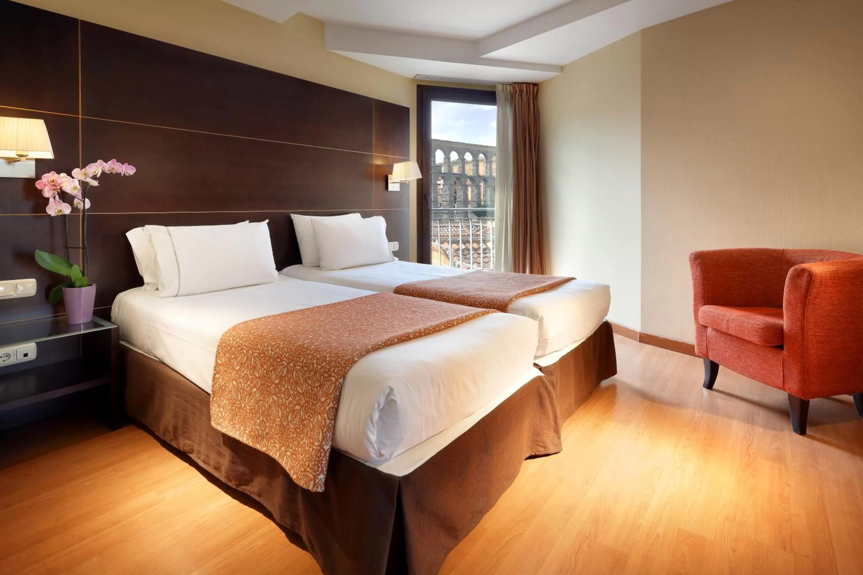 Double or Twin Room with Parking in Eurostars Plaza Acueducto