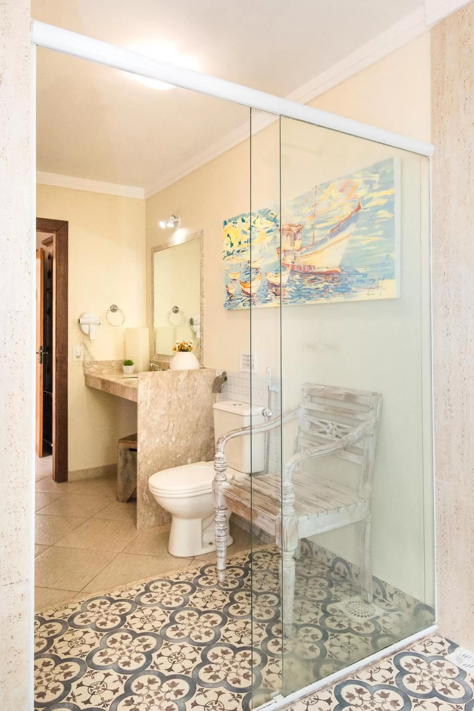 Bathroom in Pousada La Dolce Vita